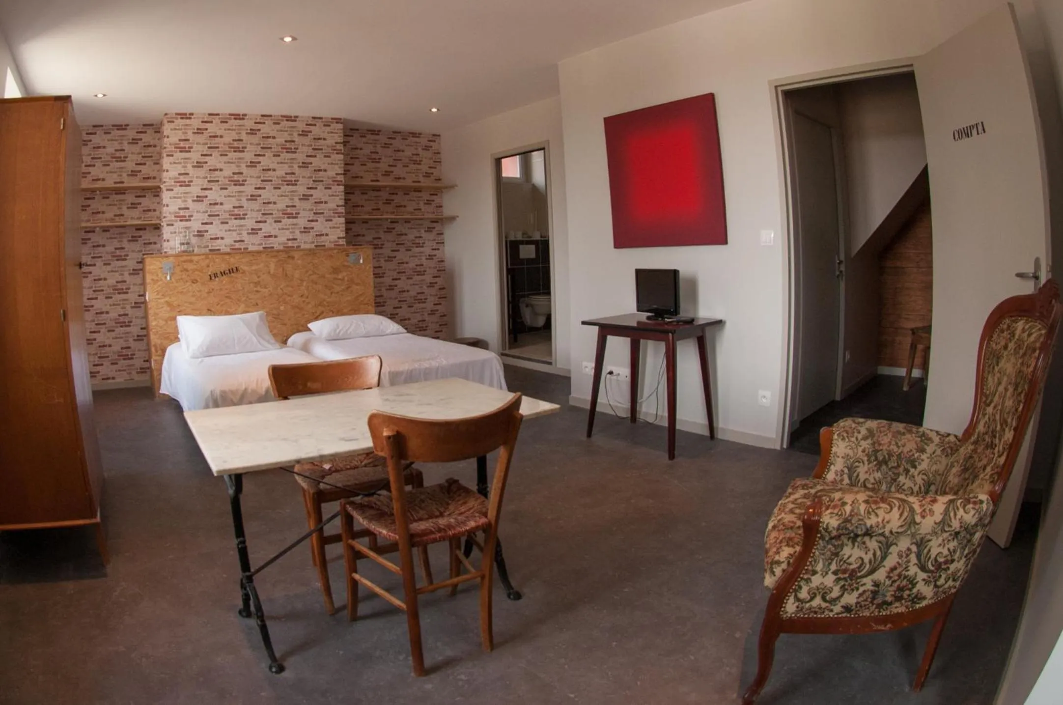 Bed in Le Jardin de la Reyssouze