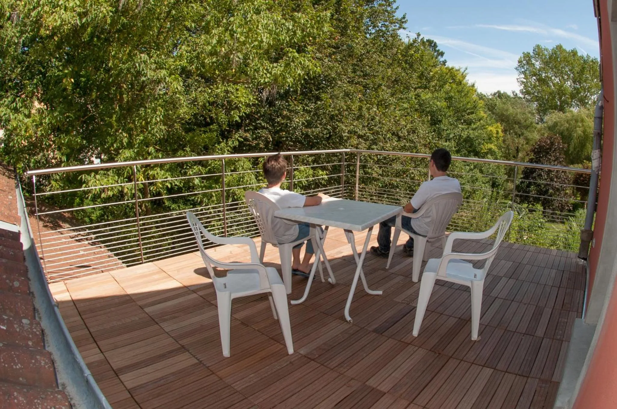 Balcony/Terrace in Le Jardin de la Reyssouze