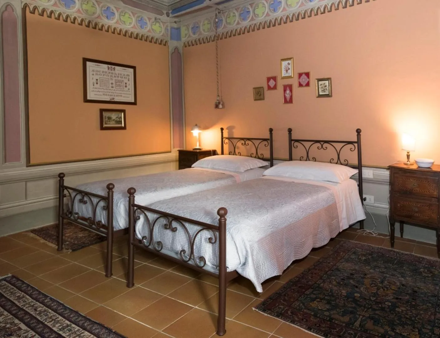 Bed in Villa Moris bed and breakfast