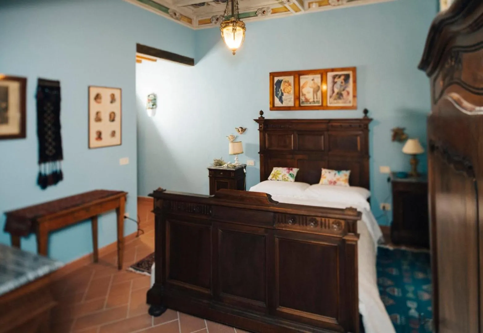 Bed in Villa Moris bed and breakfast