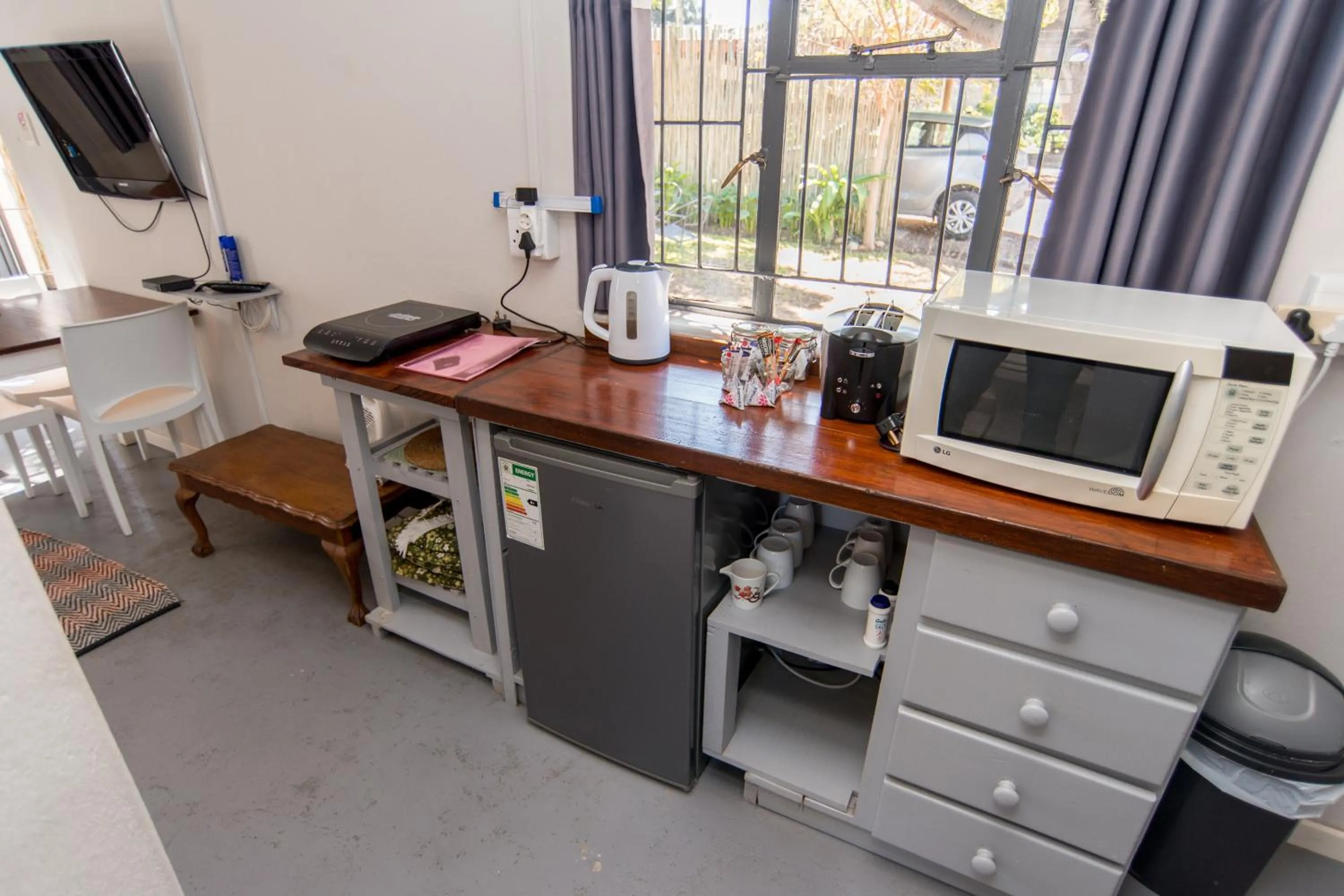 Kitchen or kitchenette in Vlettershof Guest House