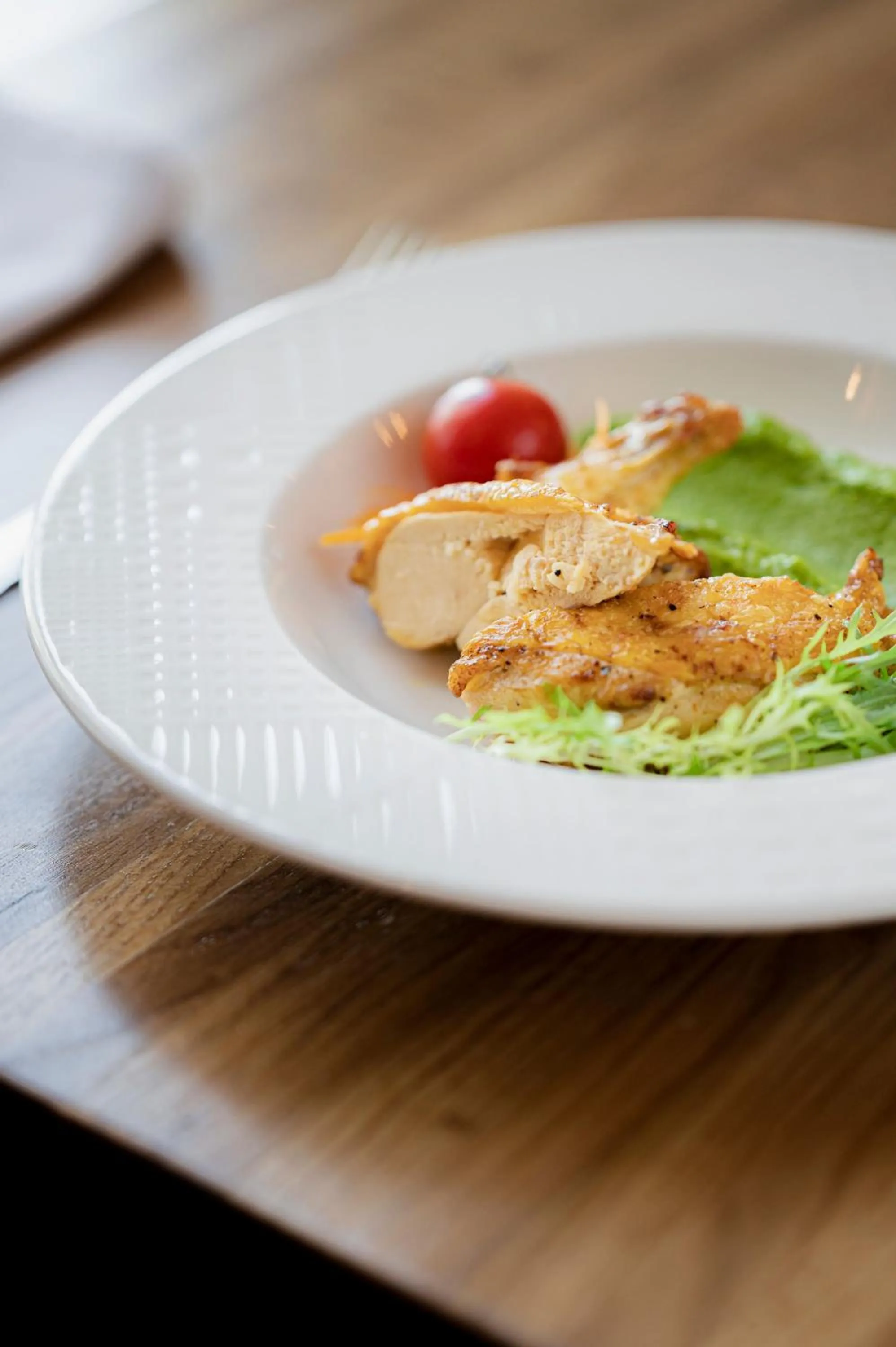 Food close-up in Skrunda Manor