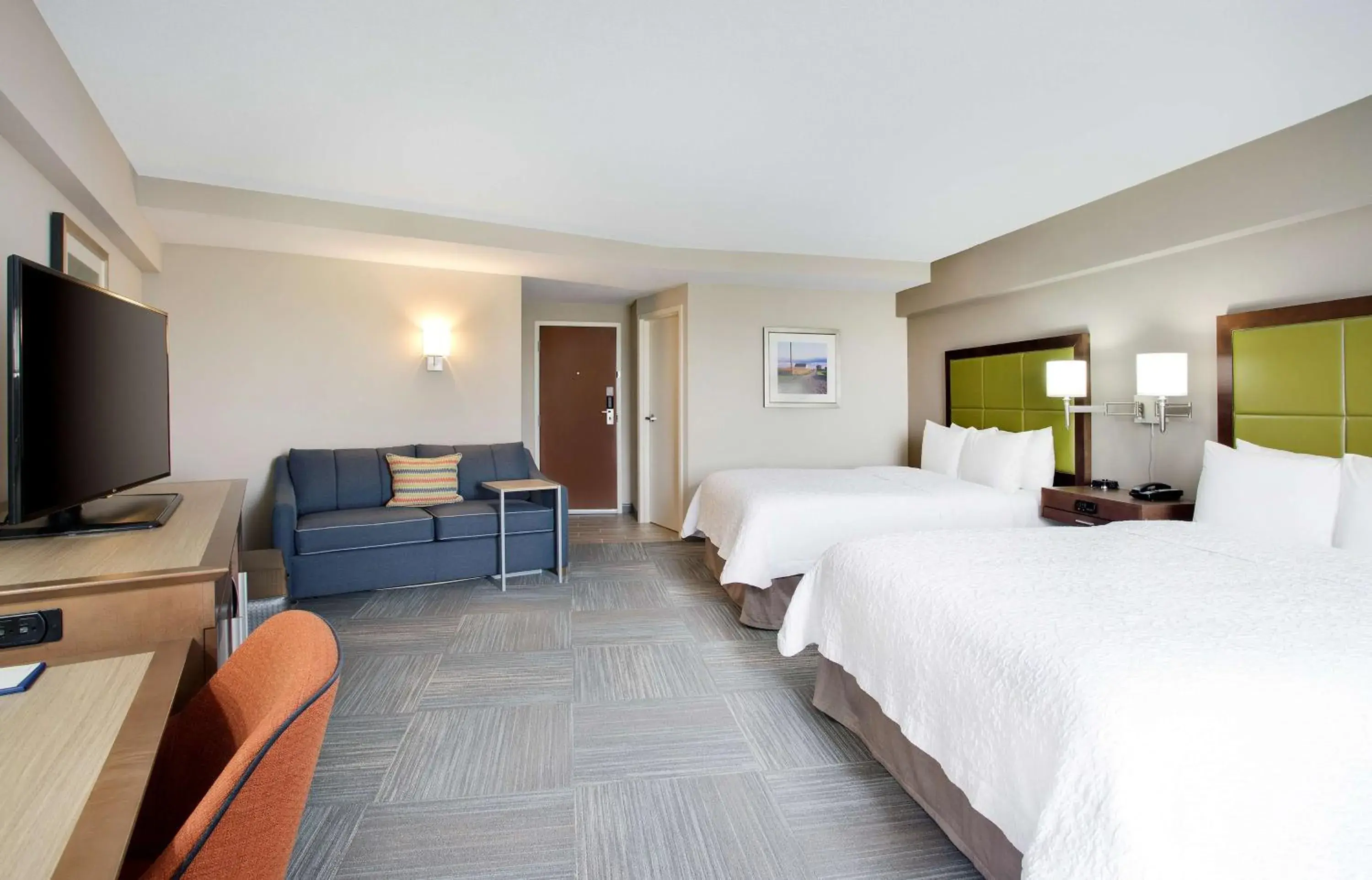 Queen Studio Suite with Two Queen Beds and Sofa Bed - Non-Smoking in Hampton Inn Lancaster Queen Studio Suite with Two Queen Beds and Sofa Bed - Non-Smoking in Hampton Inn Lancaster