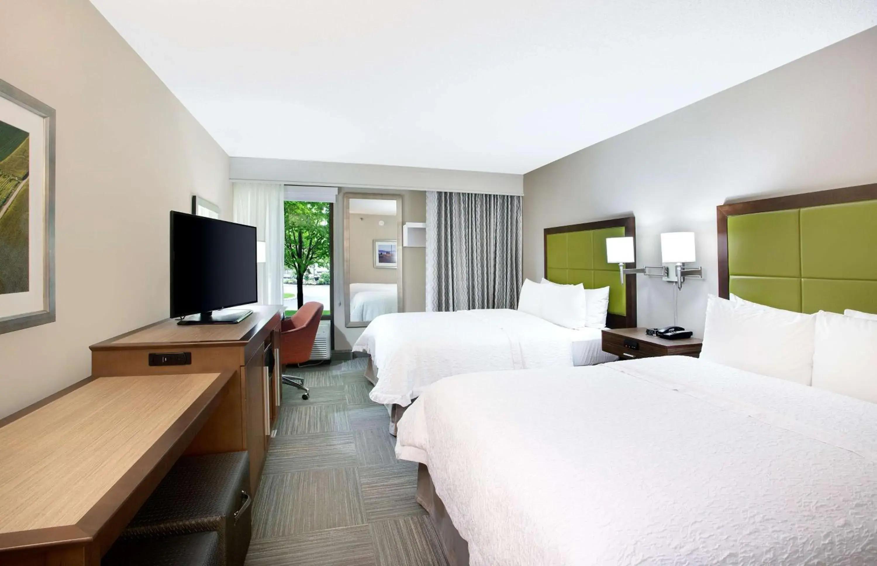 Queen Room with Two Queen Beds - Disability Access - Poolside in Hampton Inn Lancaster Queen Room with Two Queen Beds - Disability Access - Poolside in Hampton Inn Lancaster