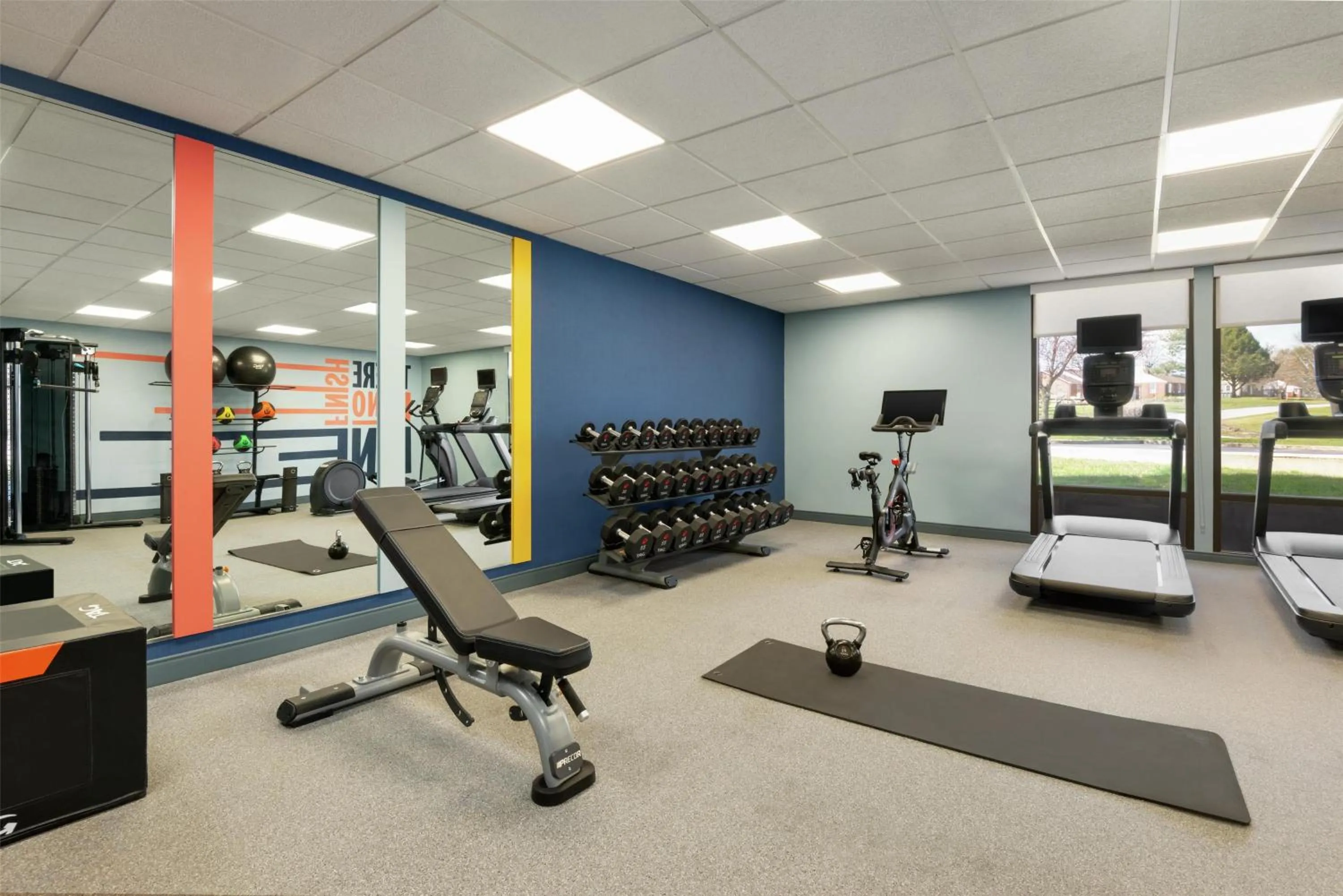 Fitness centre/facilities in Hampton Inn Lancaster