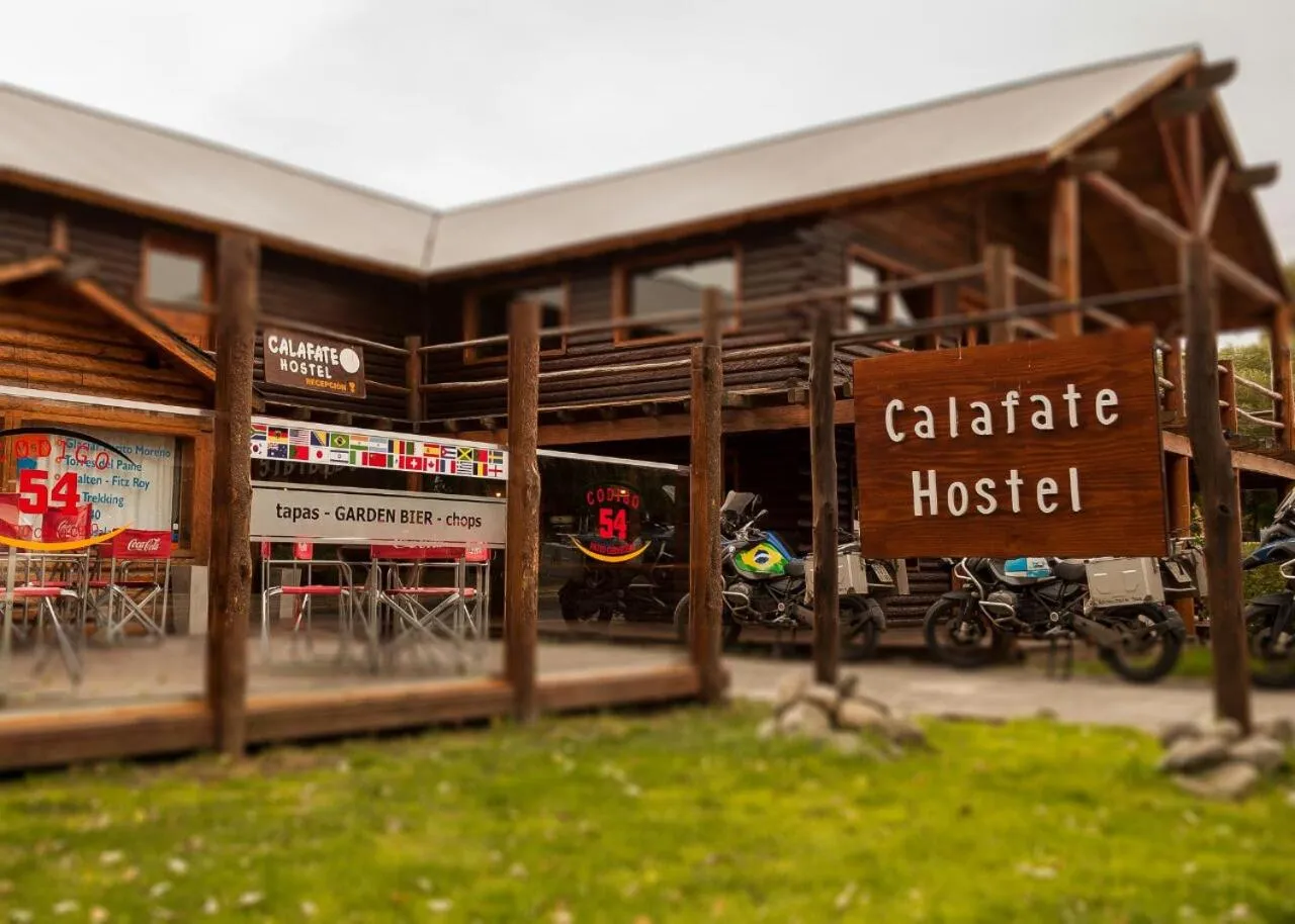 Facade/entrance in Calafate Hostel