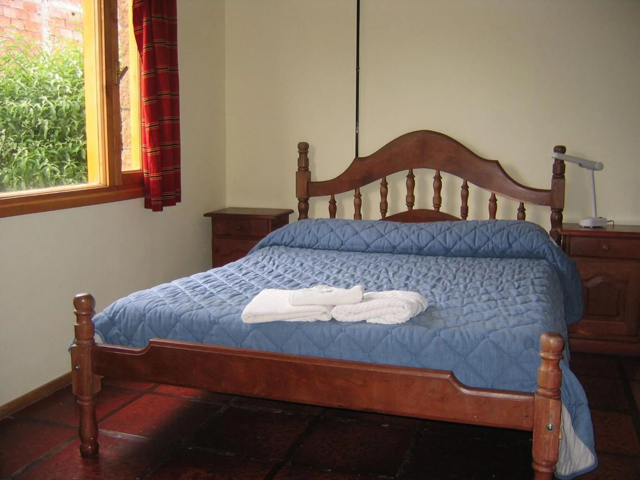 Decorative detail, Bed in Calafate Hostel