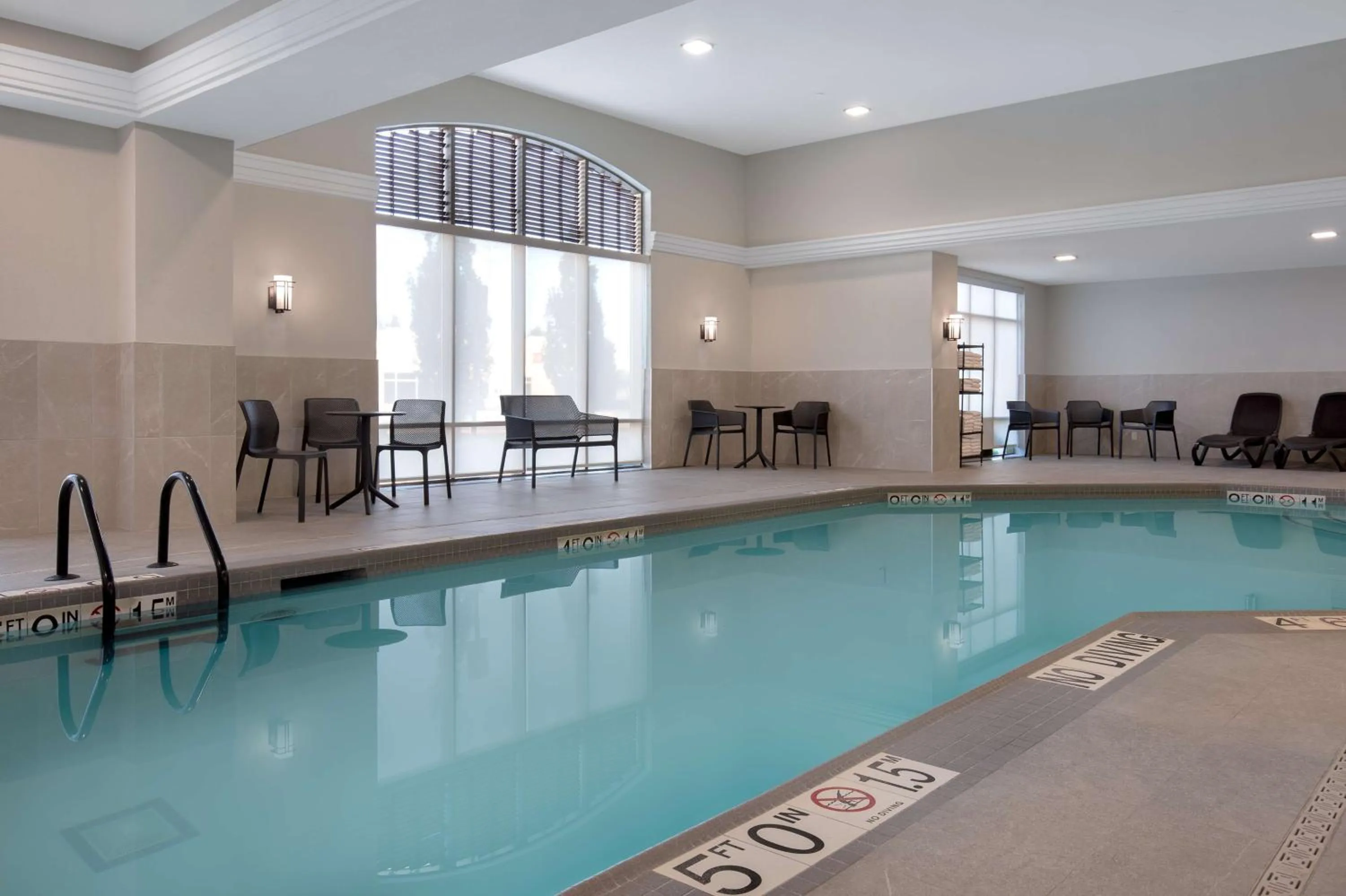 Pool view in Hampton Inn by Hilton Brampton - Toronto