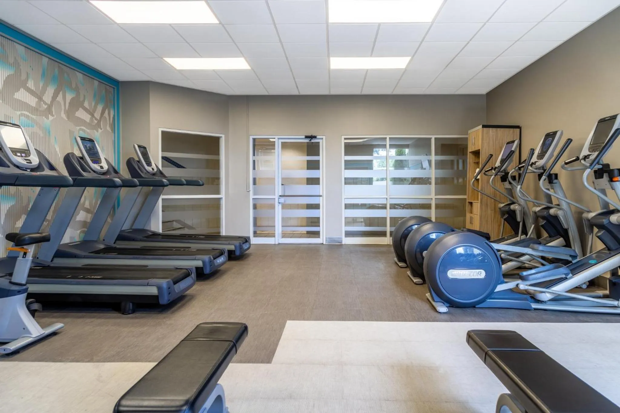 Fitness centre/facilities in Crowne Plaza Fredericton Lord Beaverbrook by IHG