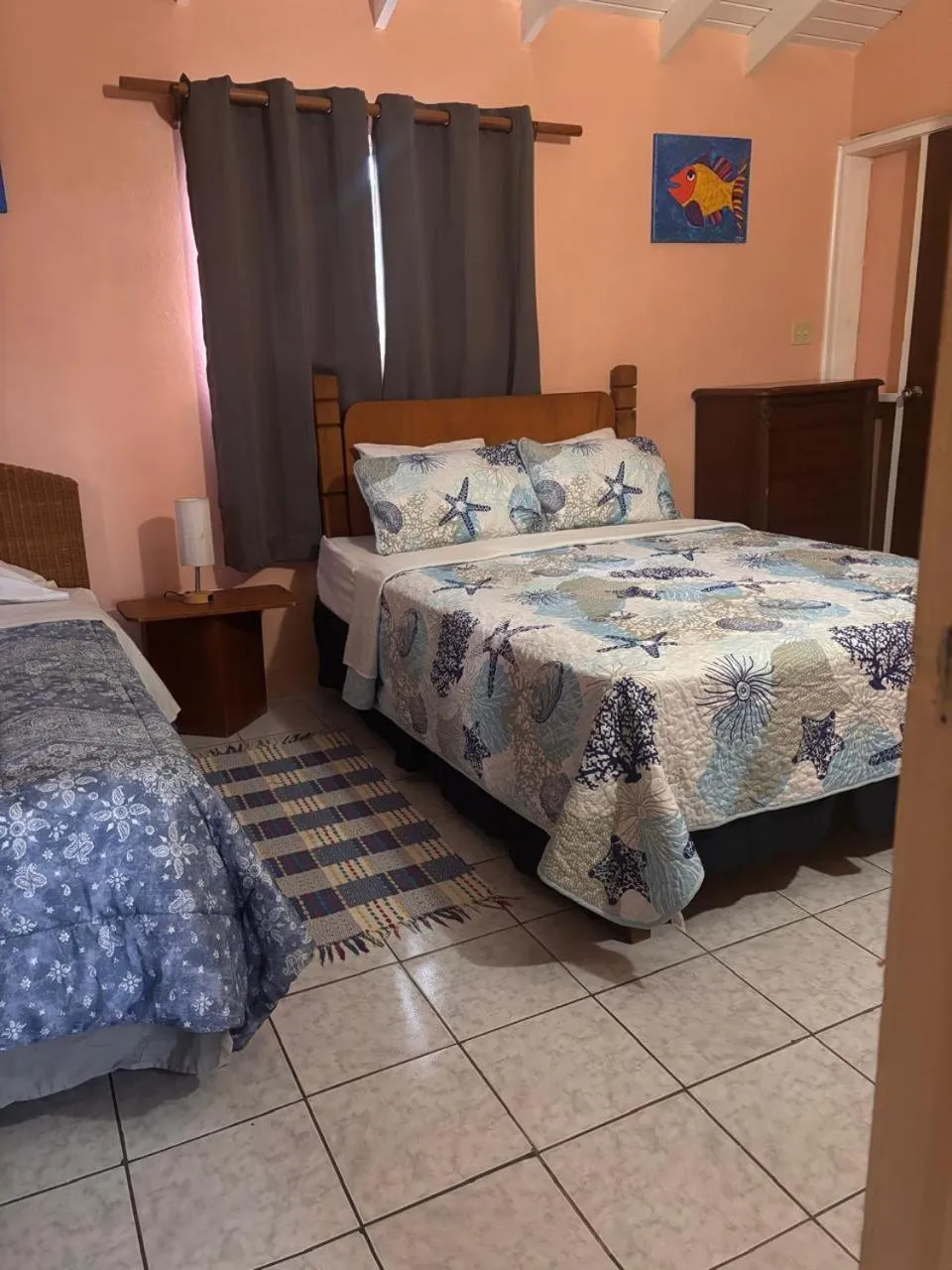 Bed in Ellen Bay Cottages