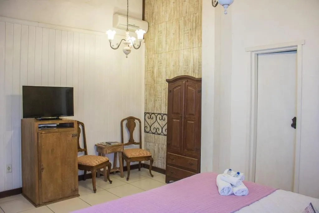 Bed in Pousada Hospedaria da Villa