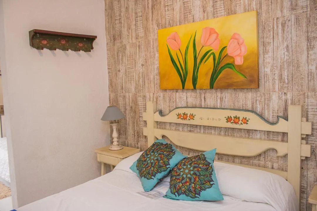 Bed in Pousada Hospedaria da Villa