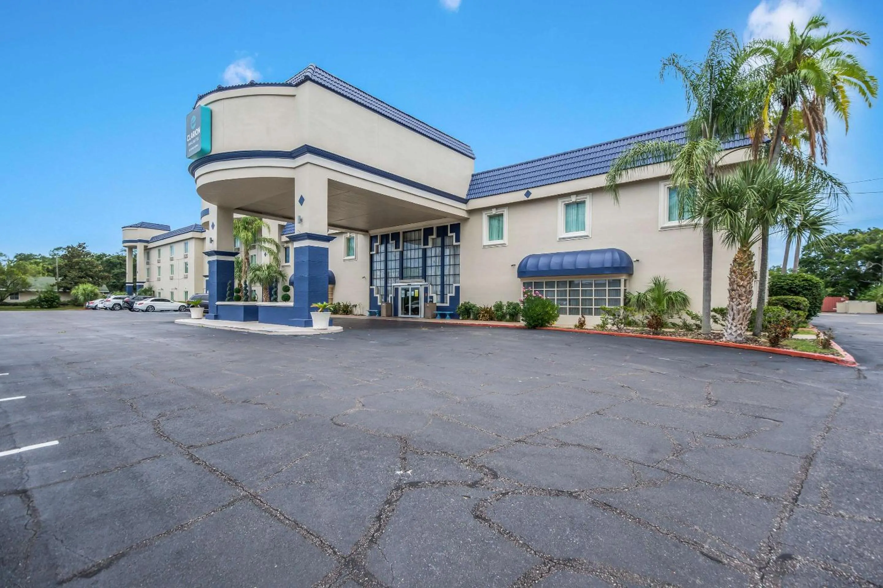 Property building in Clarion Inn & Suites Central Clearwater Beach