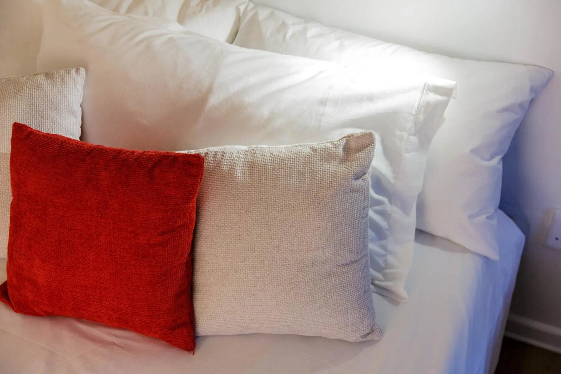 Bed in Blue Lily Retreat