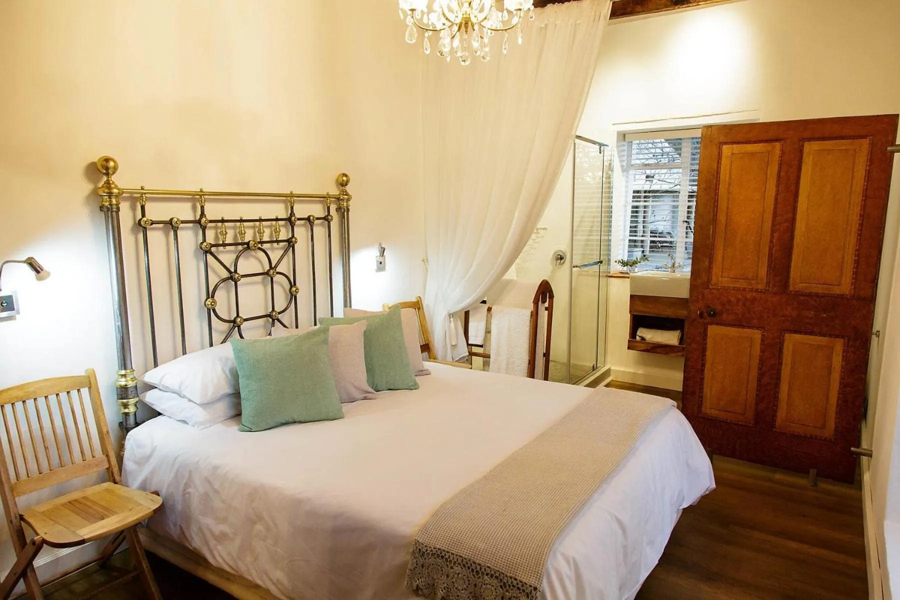 Bed in Blue Lily Retreat