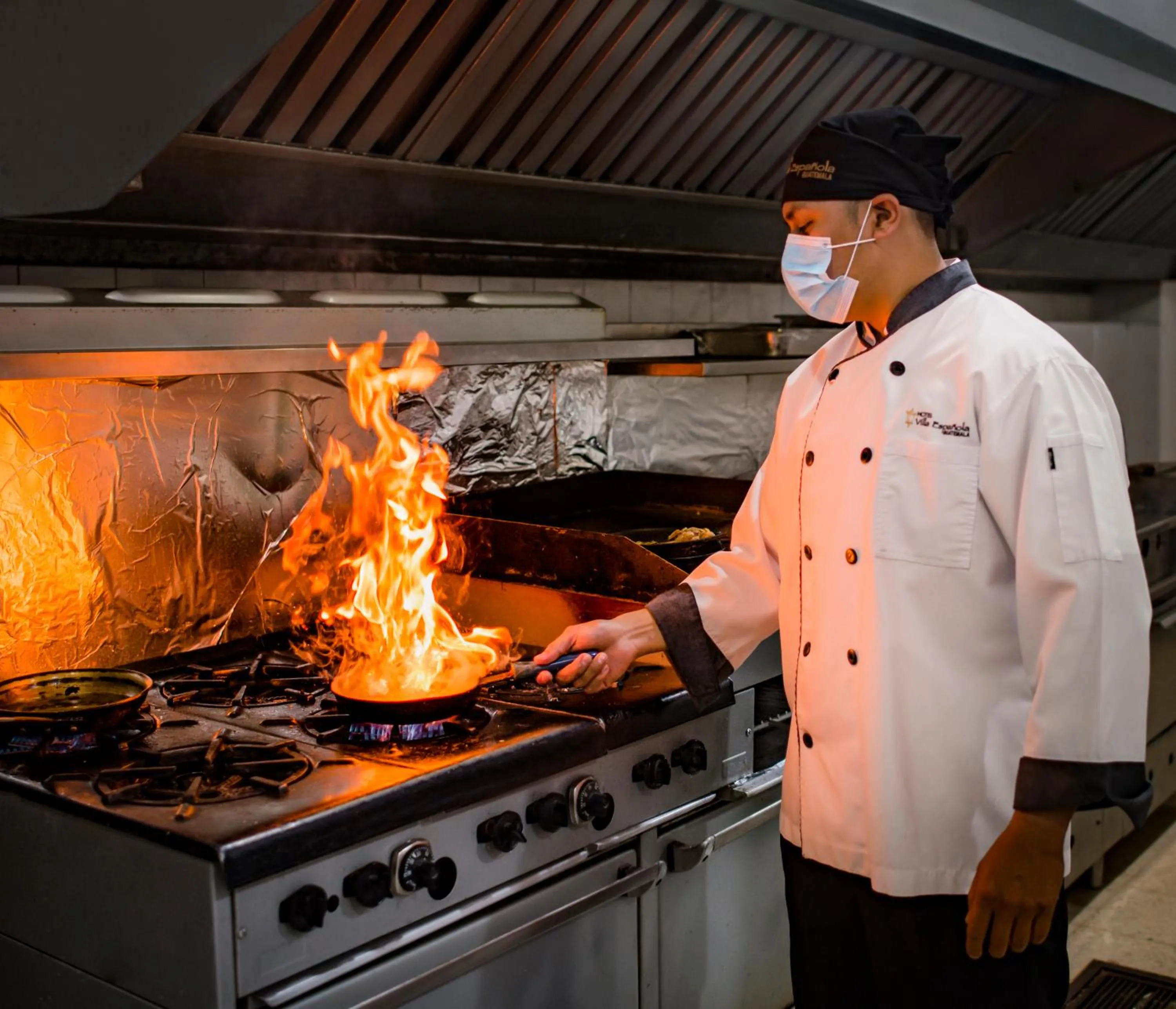 kitchen in Hotel Villa Española