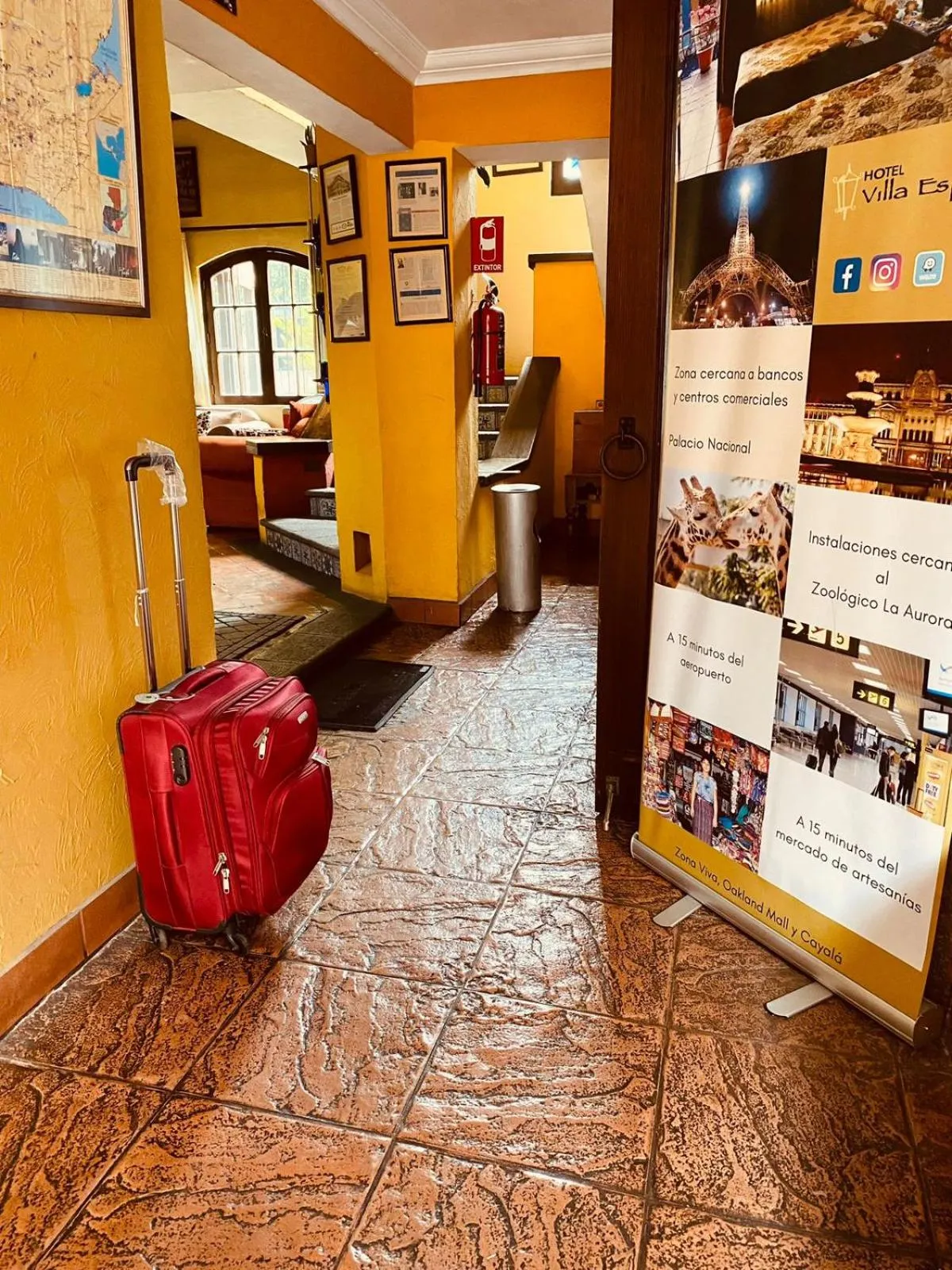 Lobby or reception in Hotel Villa Española