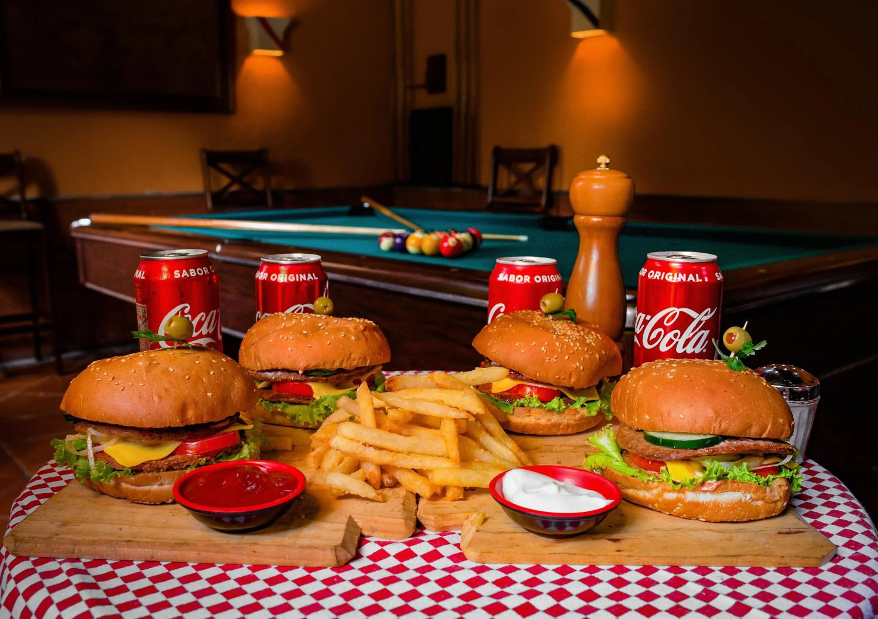 Billiard in Hotel Villa Española