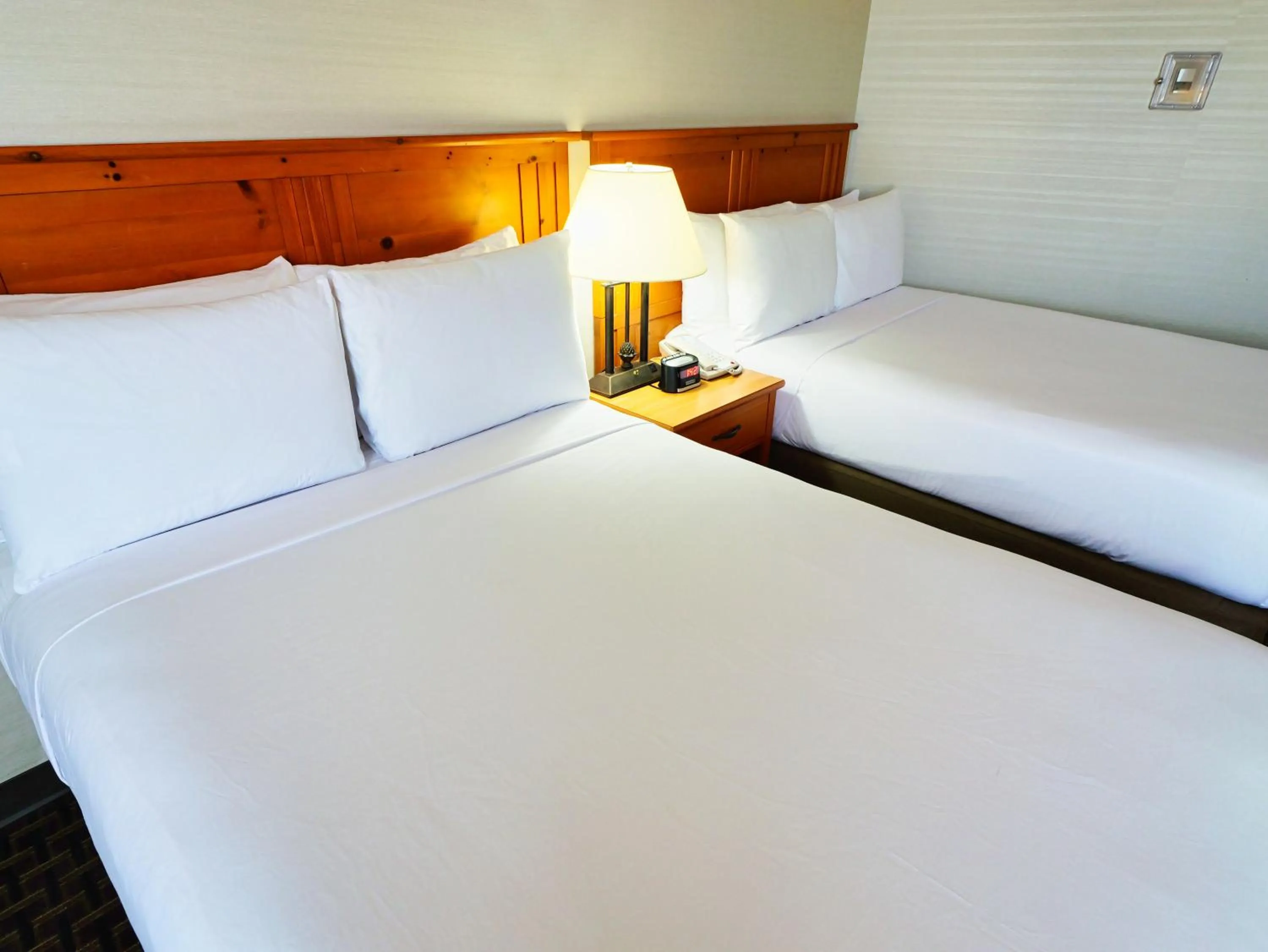 Bed in Continental Inn & Suites