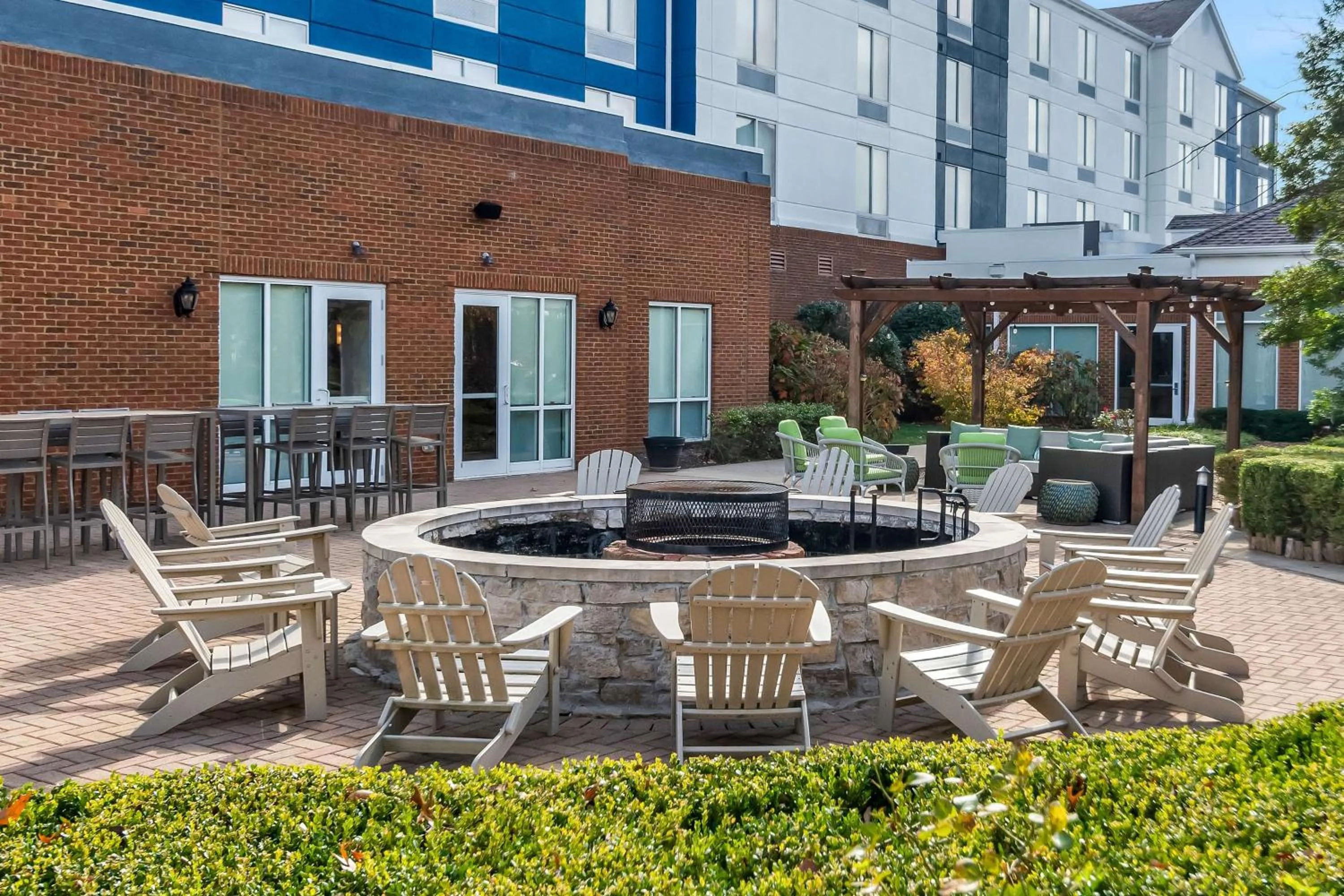 Patio in Hilton Garden Inn Lexington Georgetown