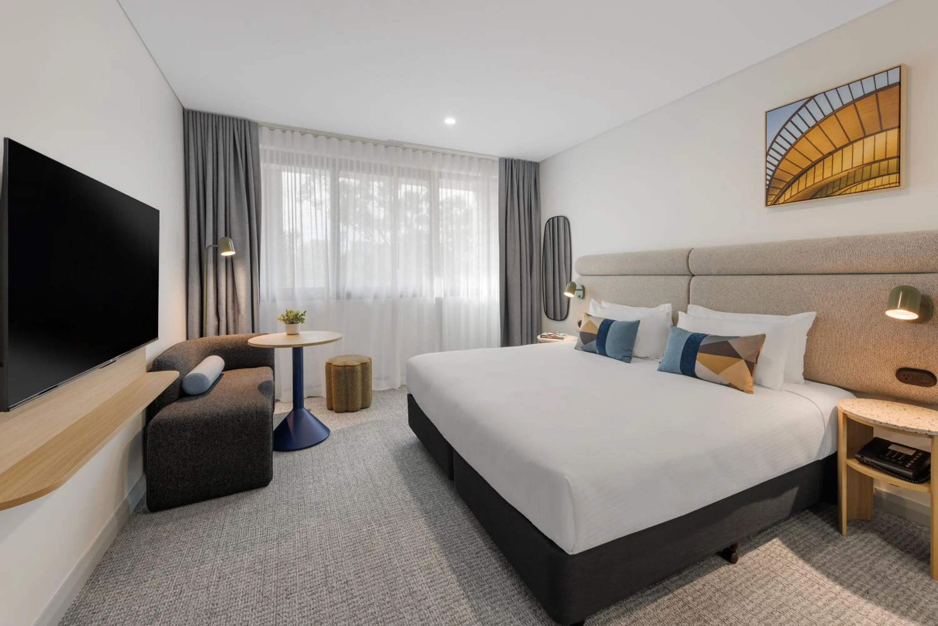 Bedroom, Bed in Quest at Sydney Olympic Park
