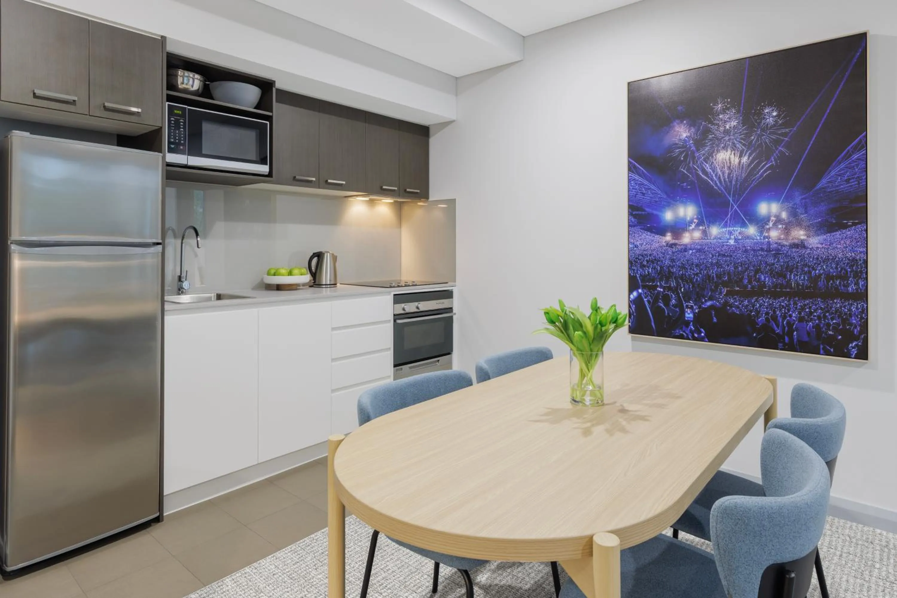 Dining area in Quest at Sydney Olympic Park