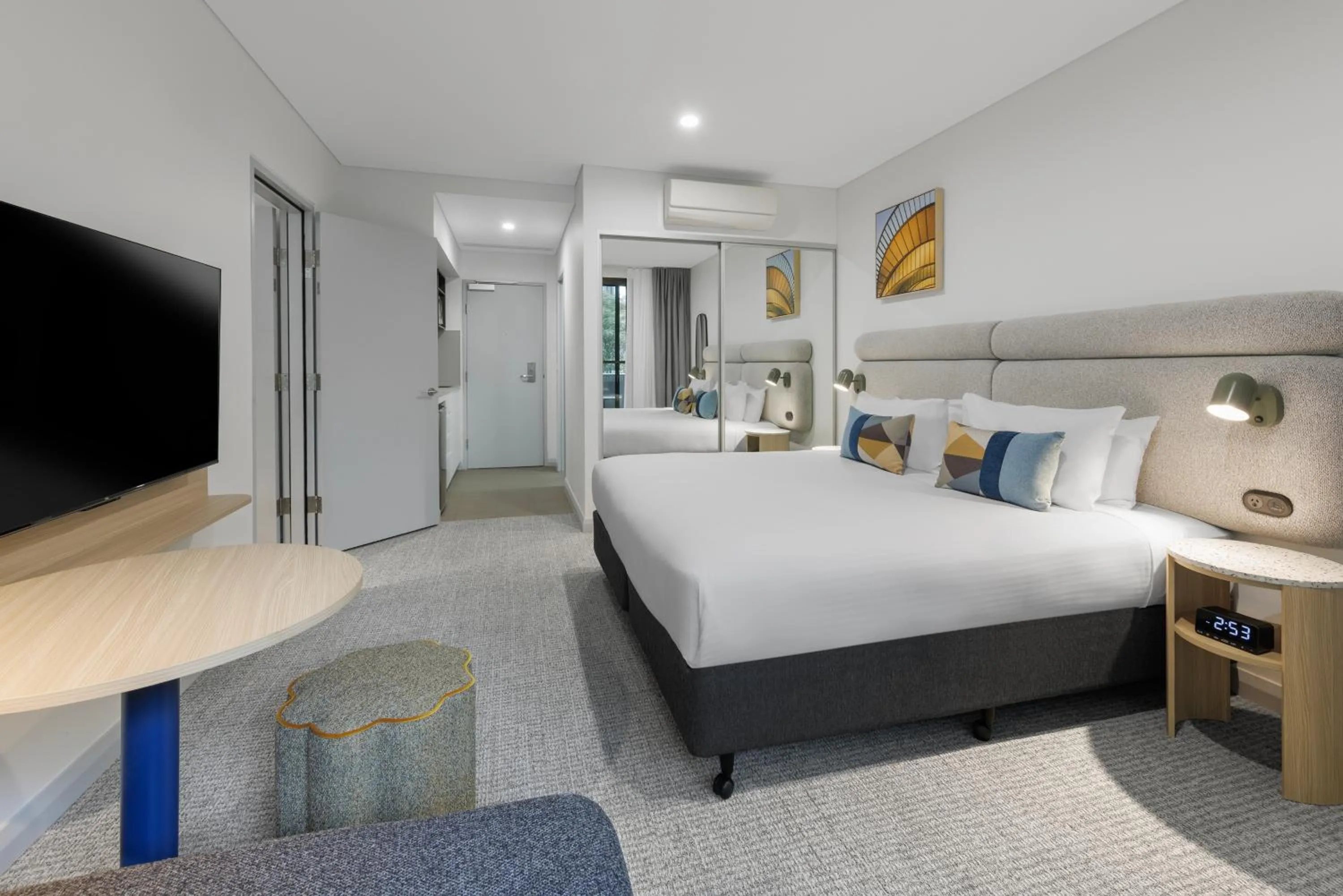 Bedroom, Bed in Quest at Sydney Olympic Park