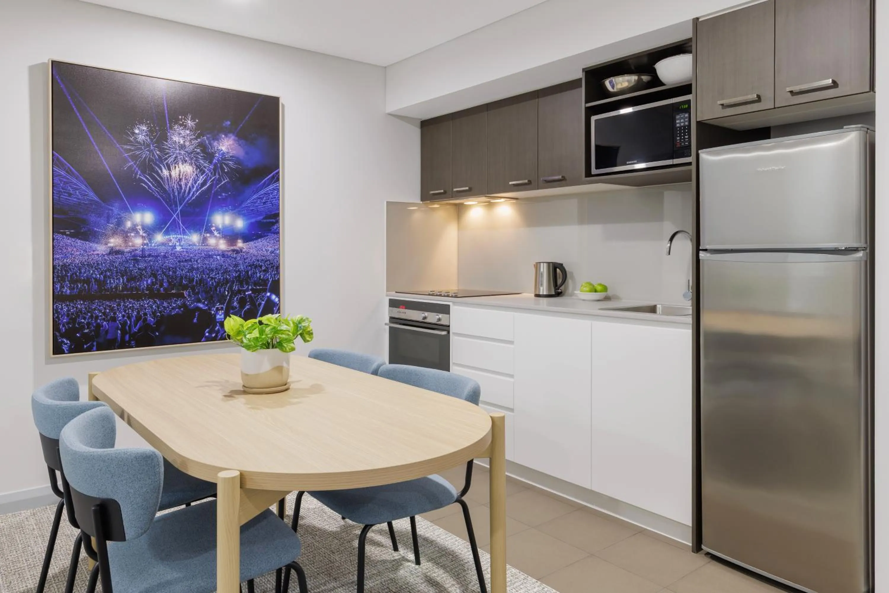 Dining area in Quest at Sydney Olympic Park