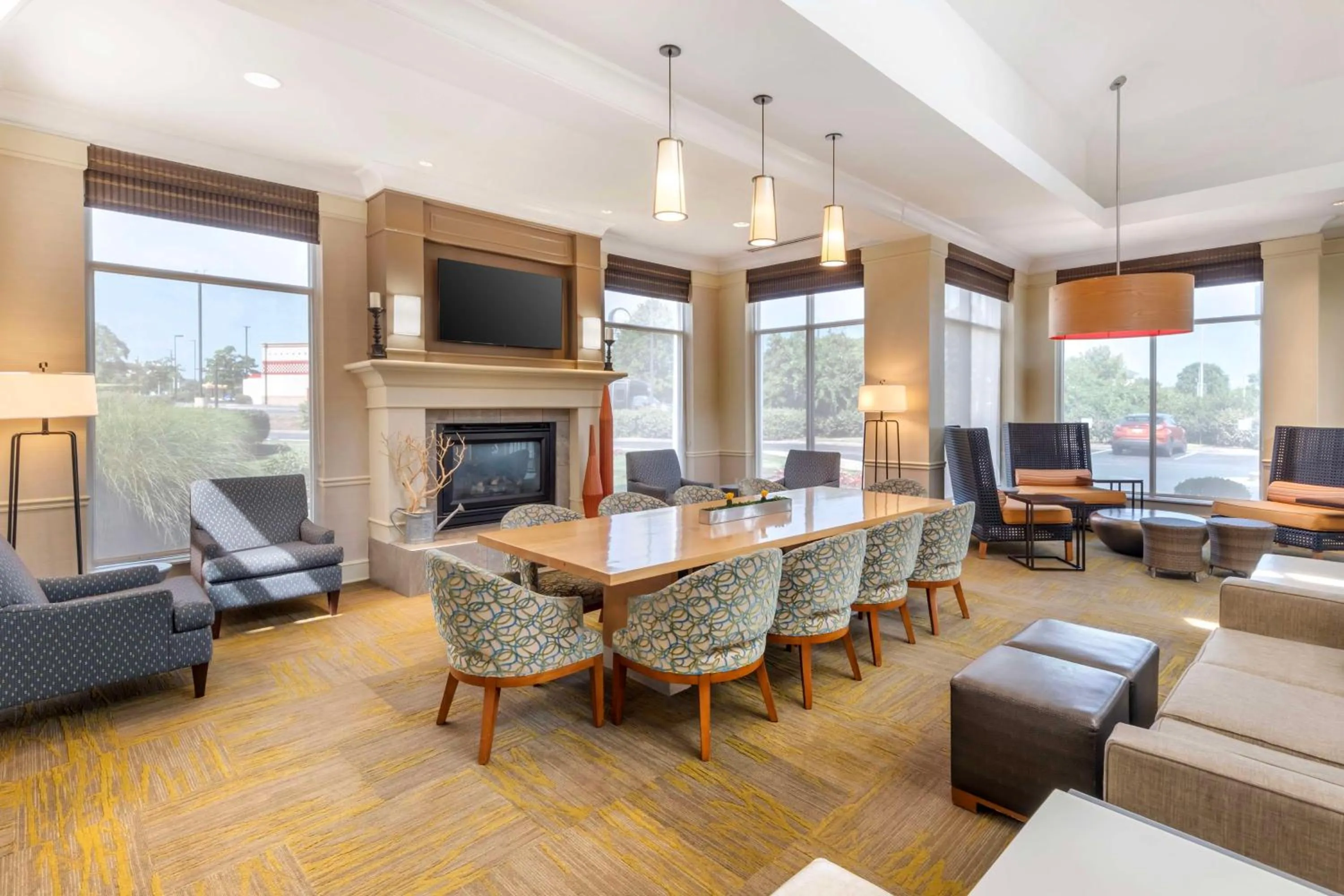 Lobby or reception in Hilton Garden Inn Lexington