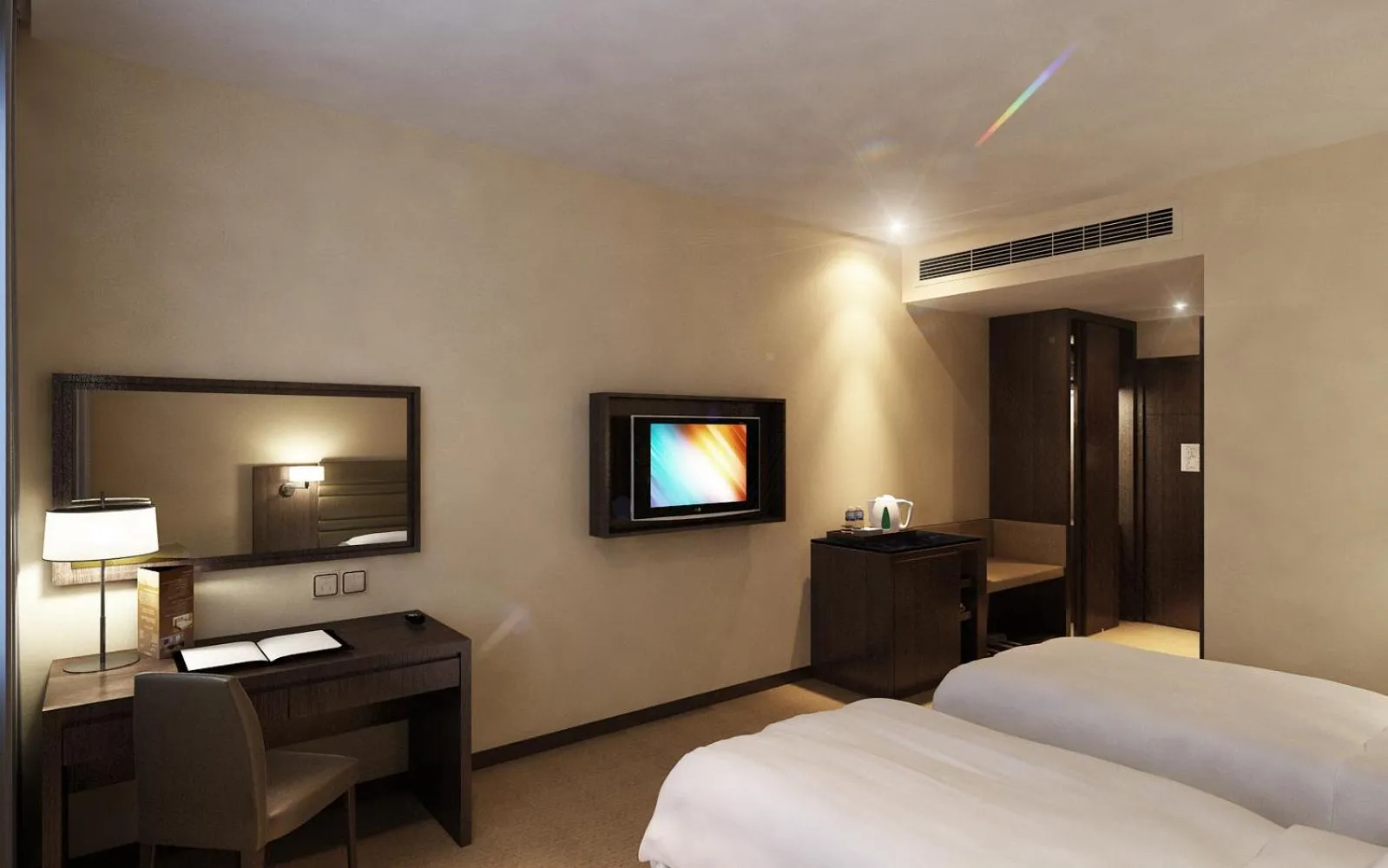 Bed in Lintas View Hotel