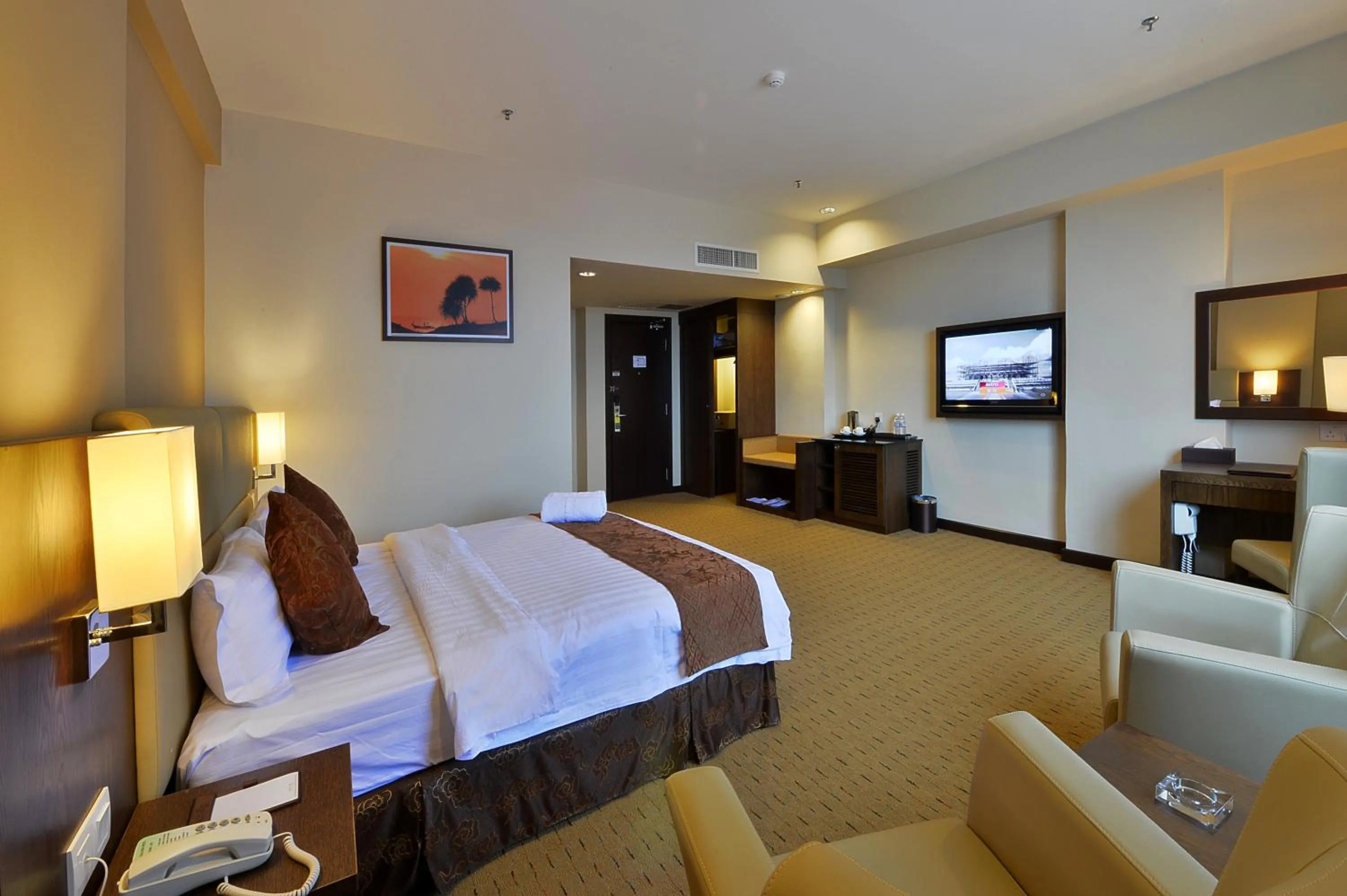 Bed in Lintas View Hotel