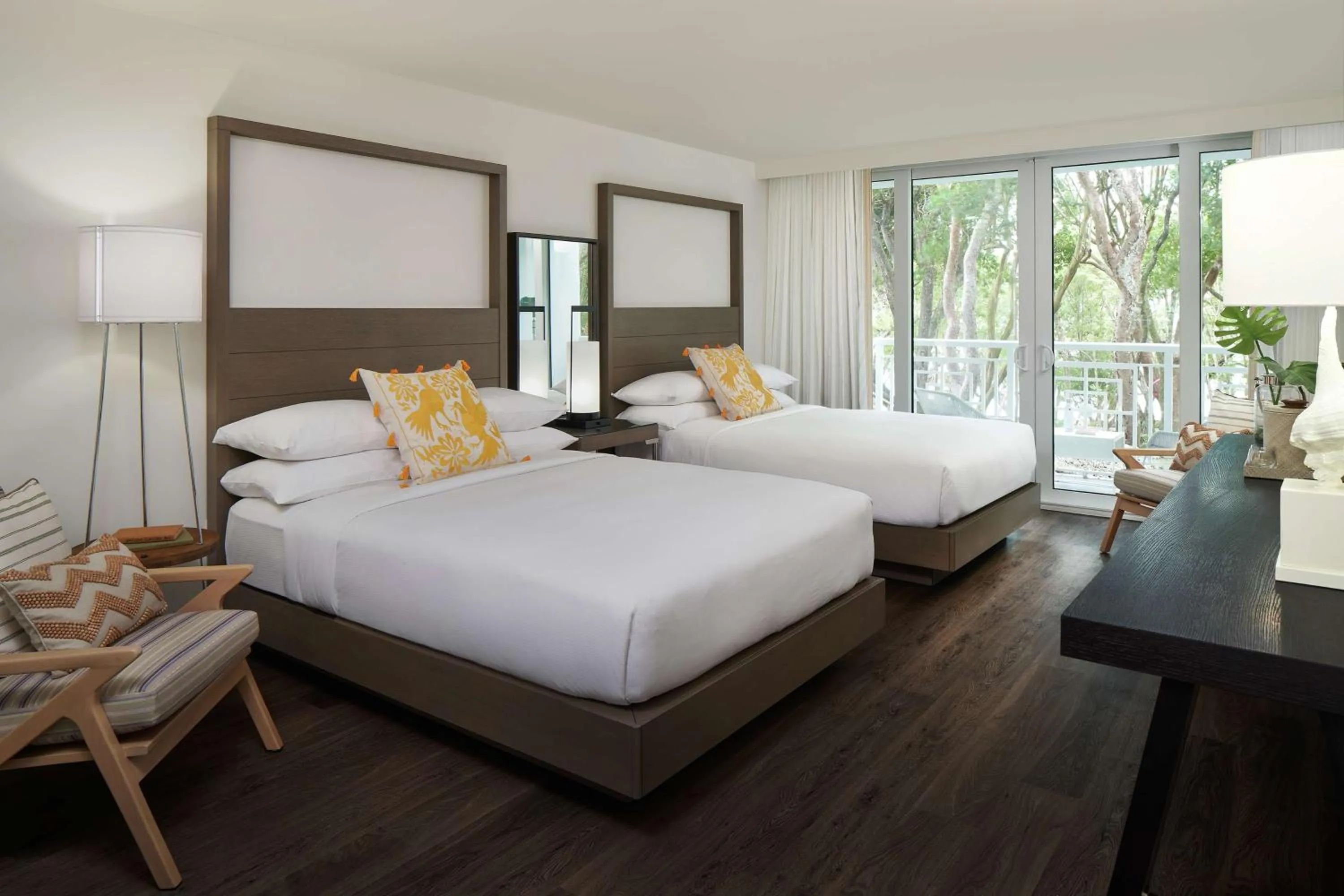 Living room, Bed in Baker's Cay Resort Key Largo, Curio Collection By Hilton