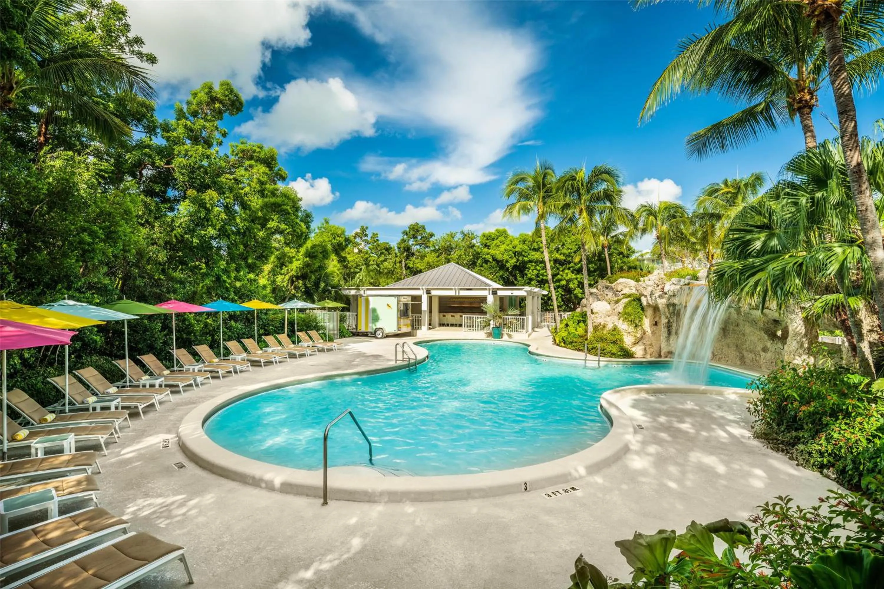 Pool view in Baker's Cay Resort Key Largo, Curio Collection By Hilton