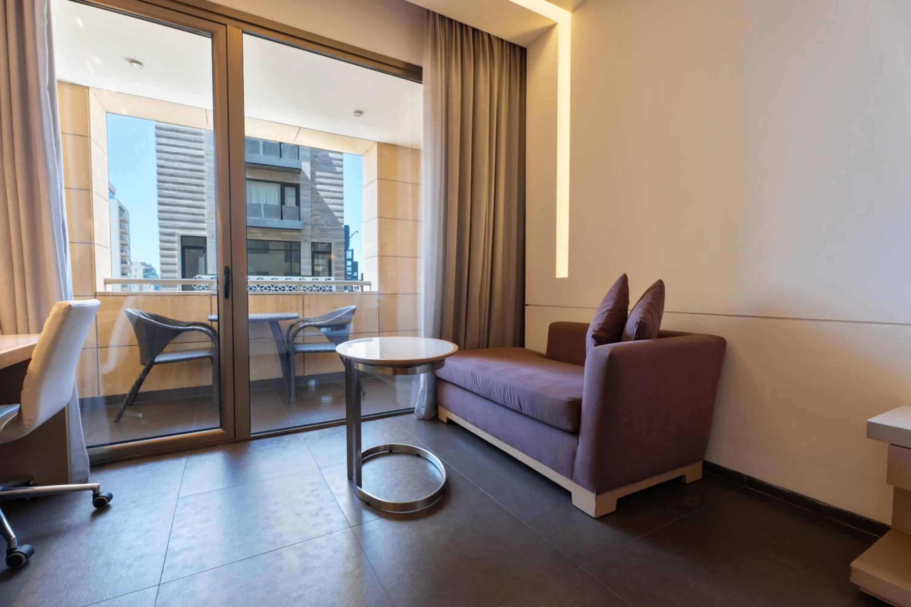 Seating area in Saifi Suites Hotel