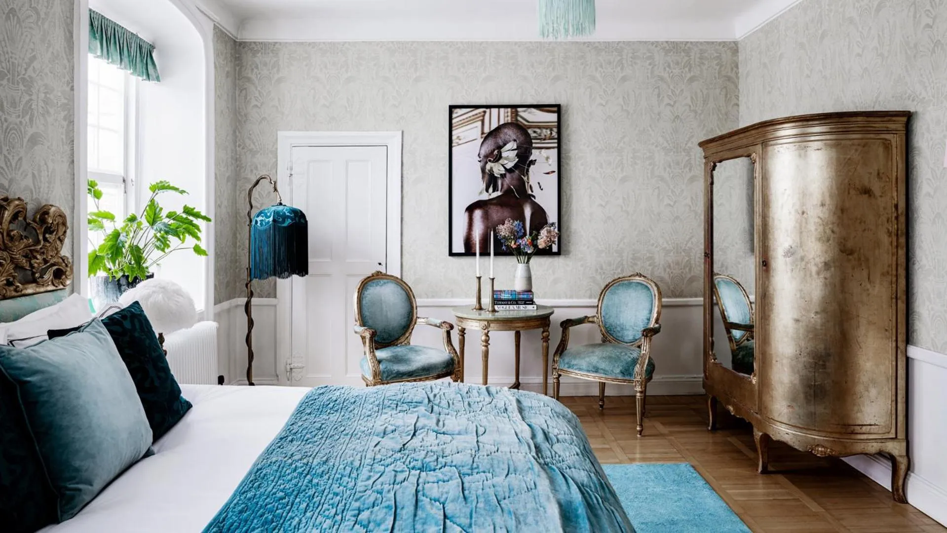 Bedroom, Bed in Görvälns Slott