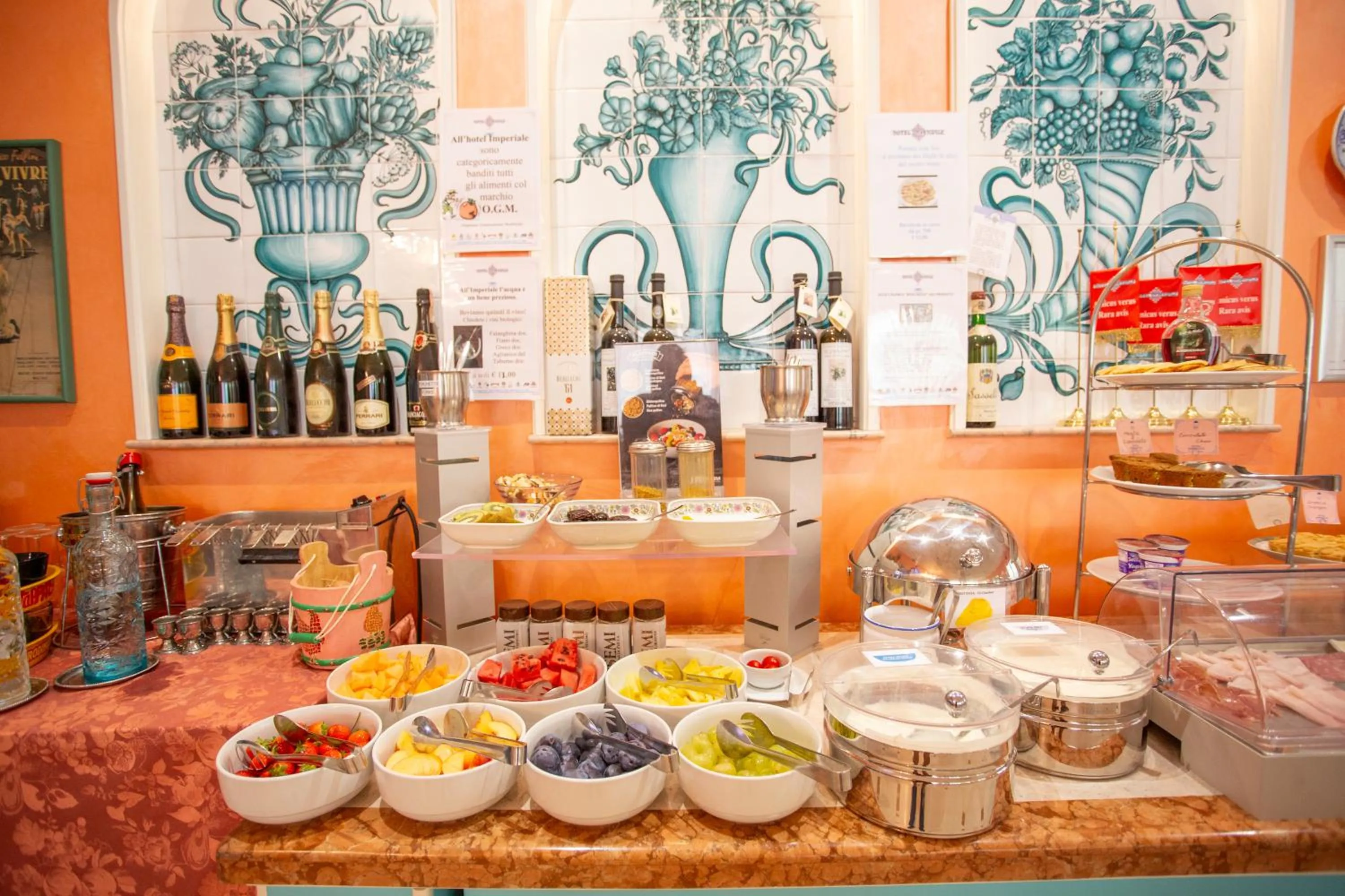 Buffet breakfast in Hotel Imperiale & SPA