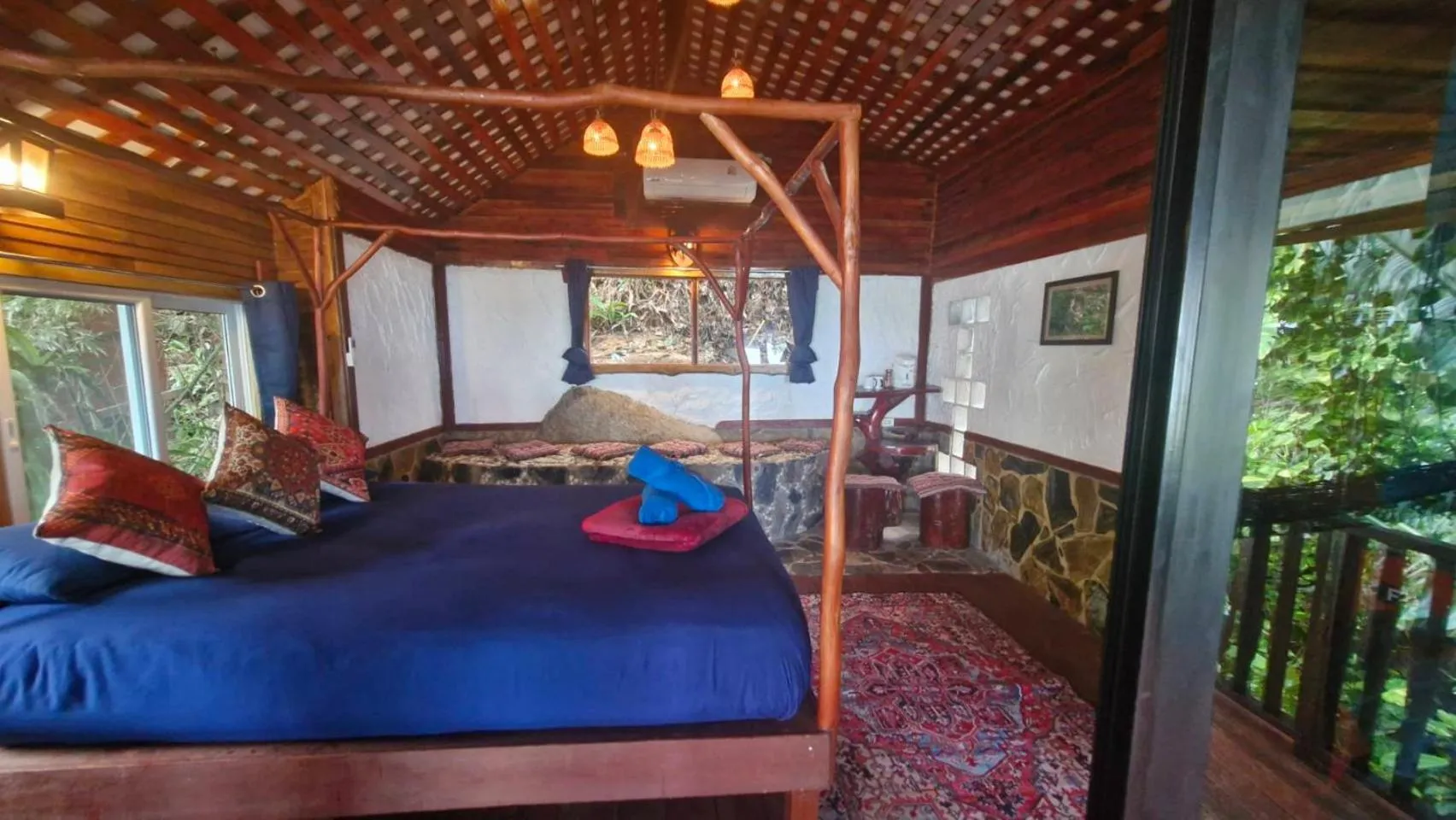 Bed in Mai Pen Rai Bungalows