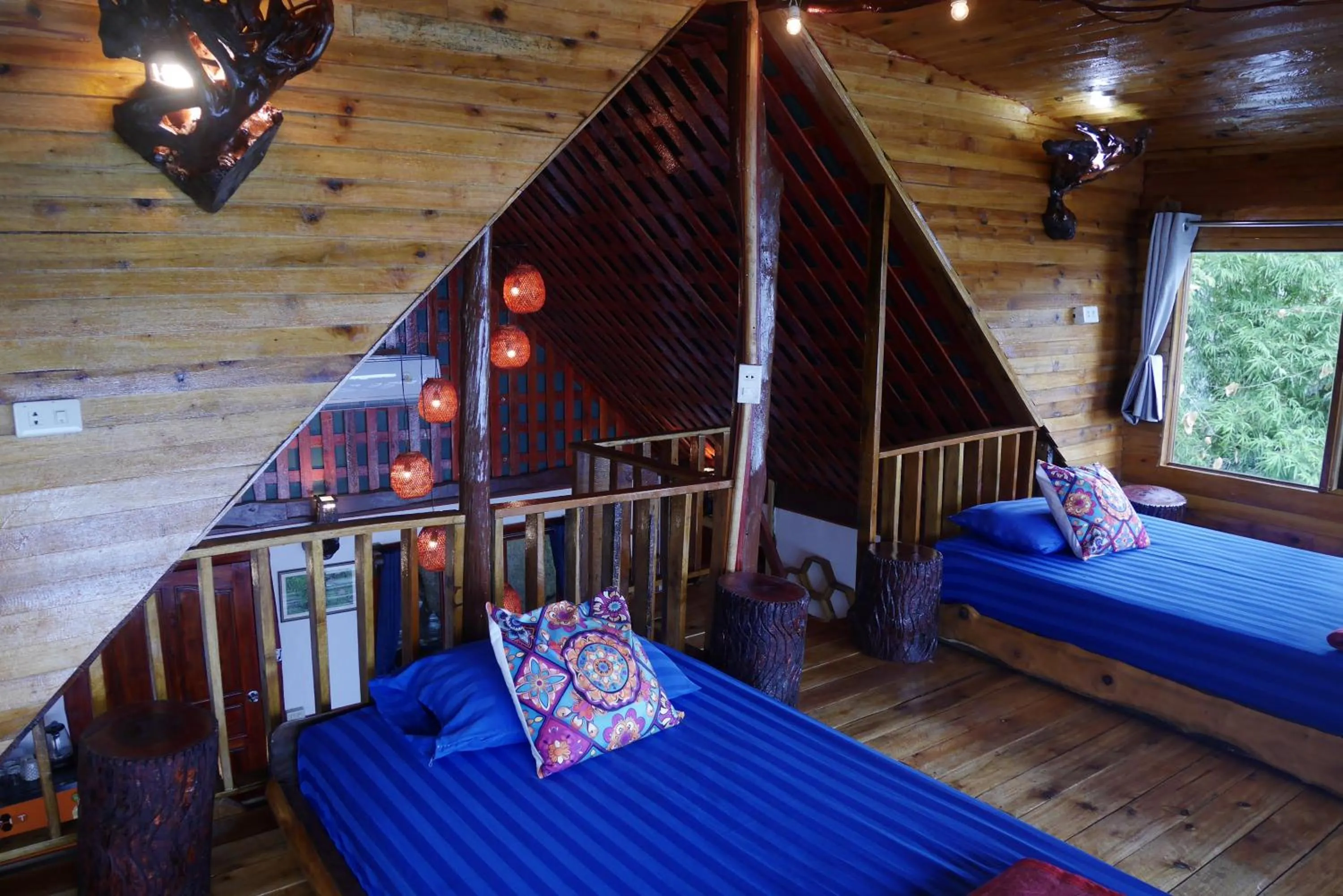 Bed in Mai Pen Rai Bungalows