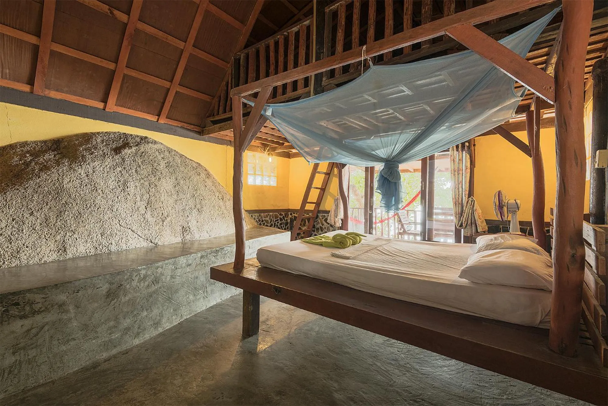 Bed in Mai Pen Rai Bungalows