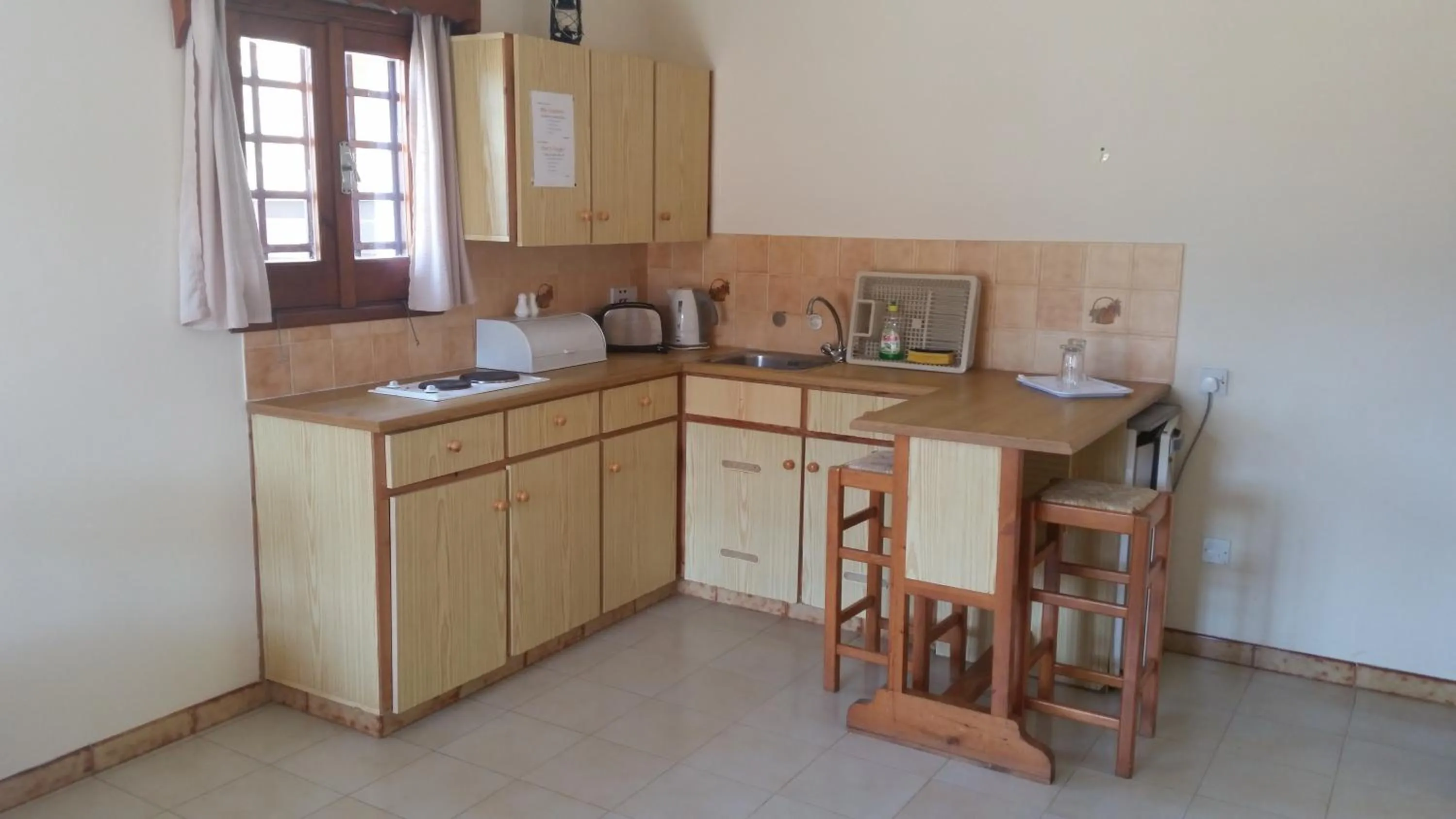 Kitchen or kitchenette in Pelekanos Apartments