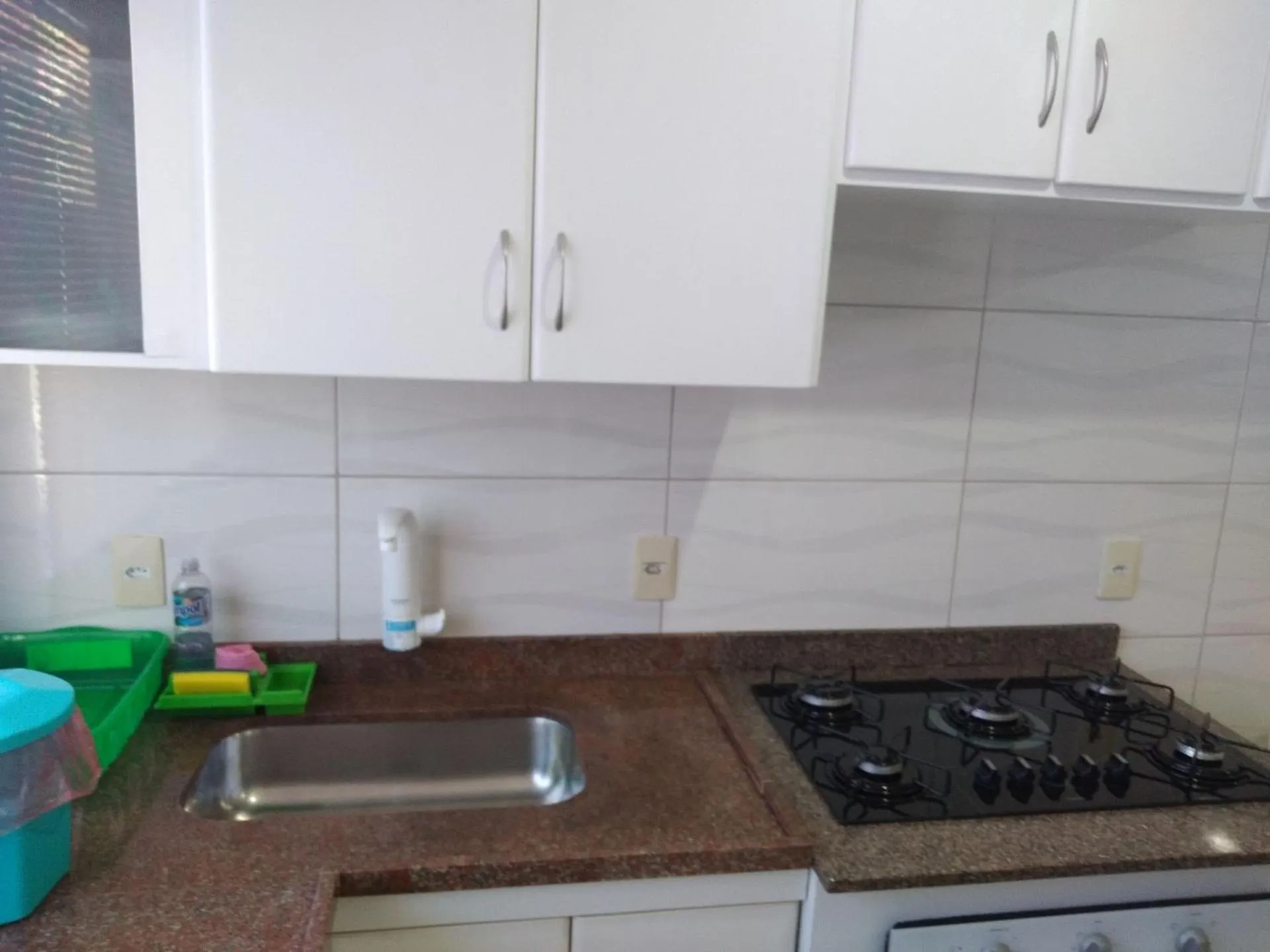 Kitchen or kitchenette in Pousada Souza