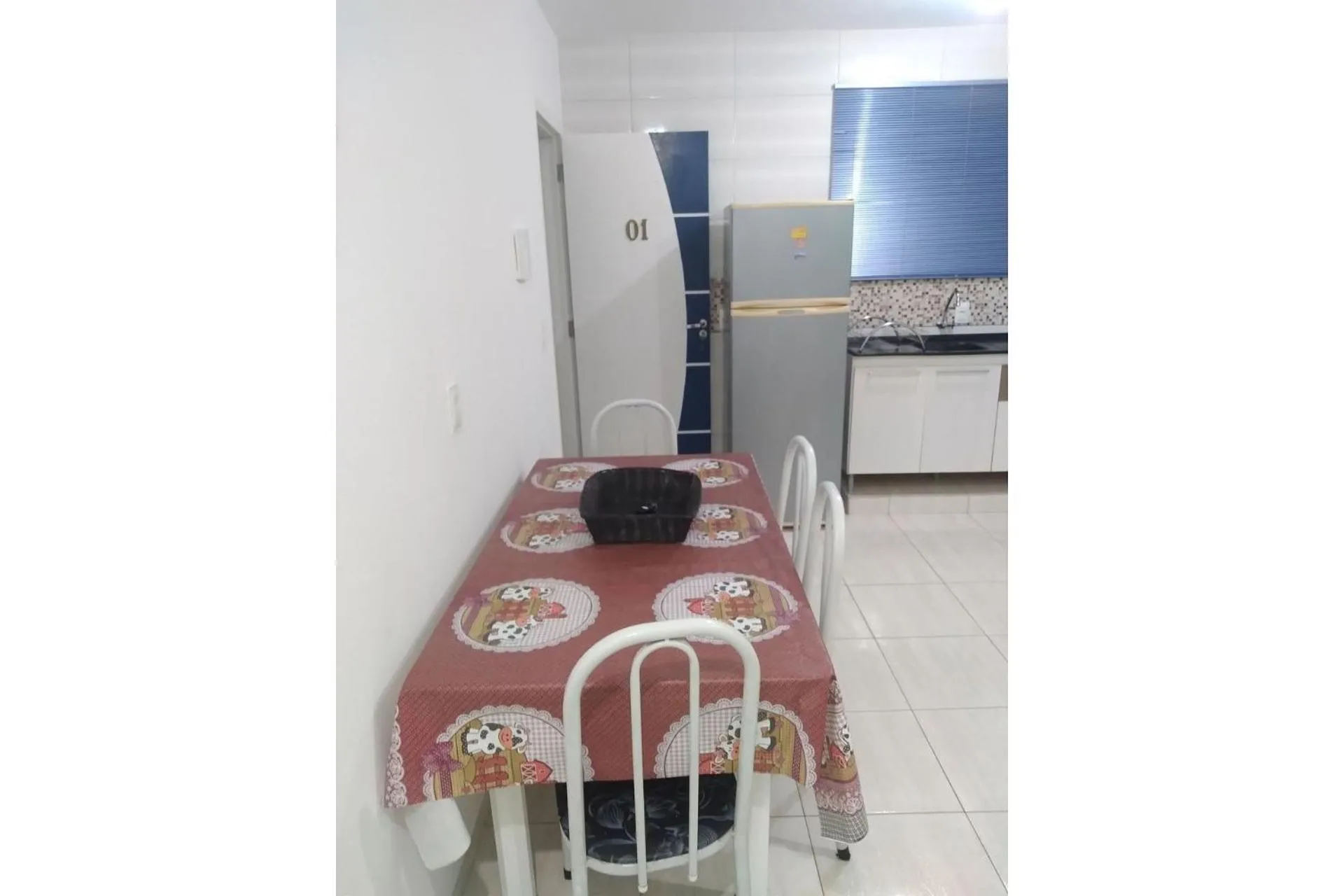 Kitchen or kitchenette in Pousada Souza