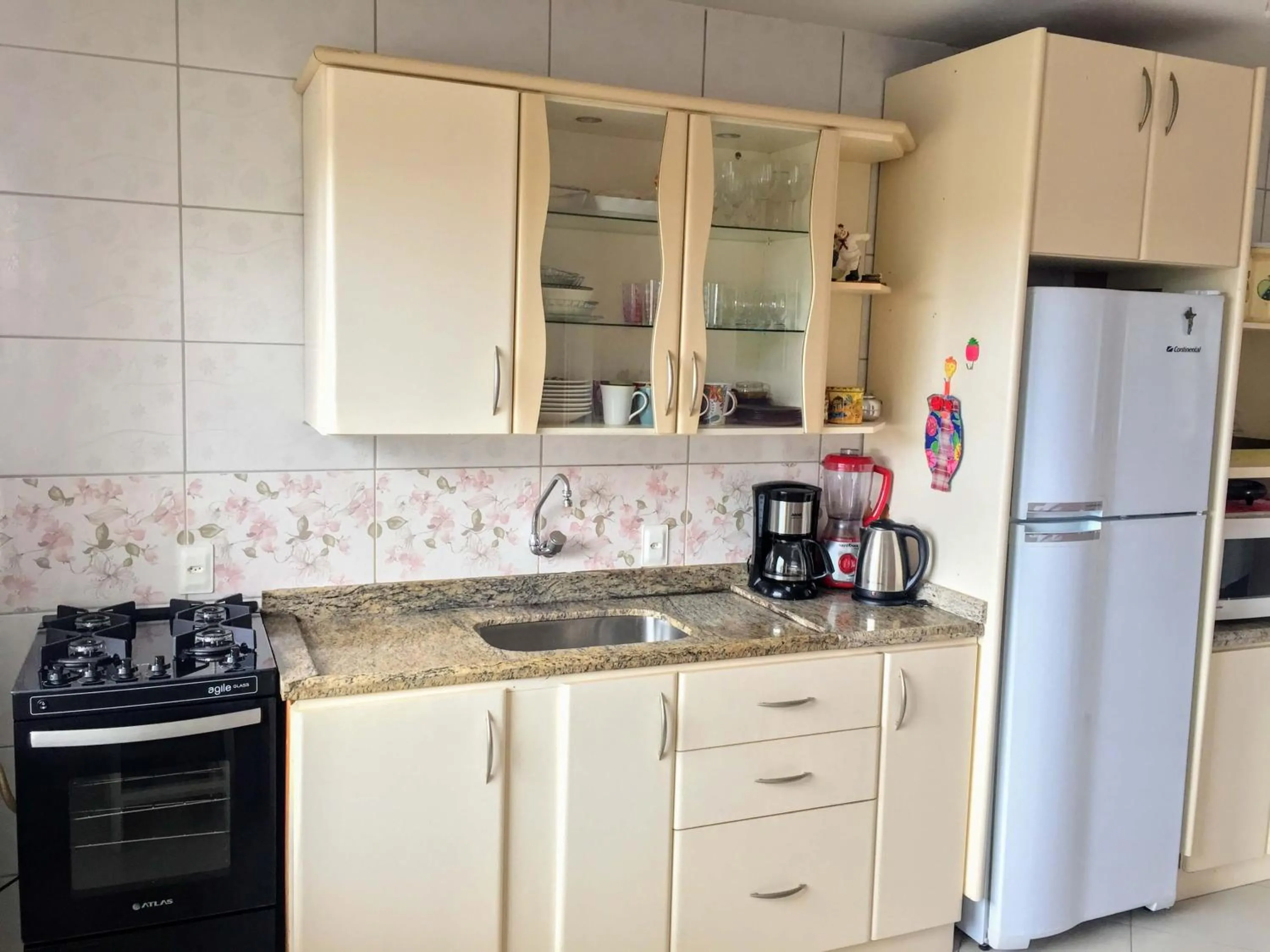 kitchen in Pousada Souza