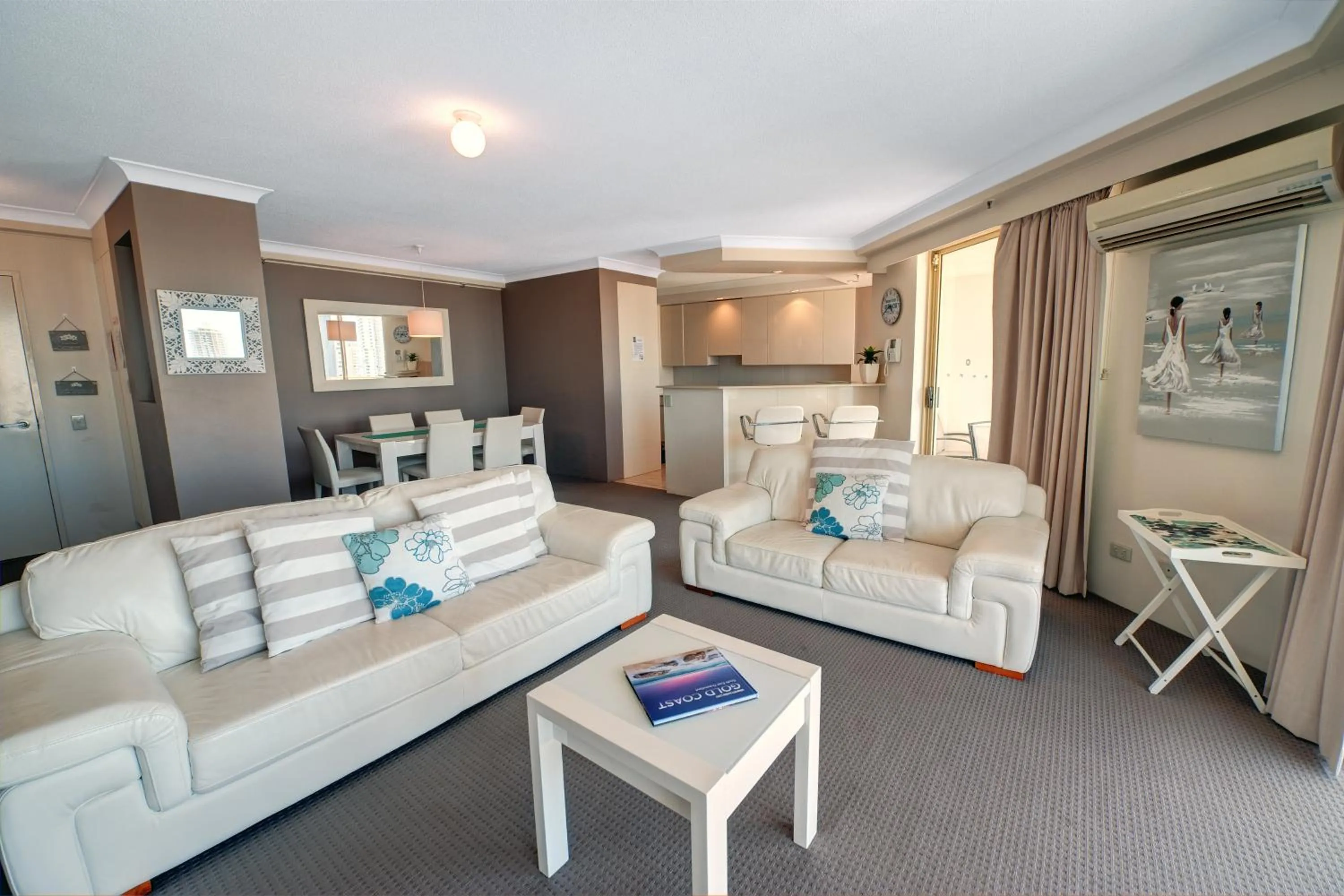 Living room, Bed in Contessa Holiday Apartments