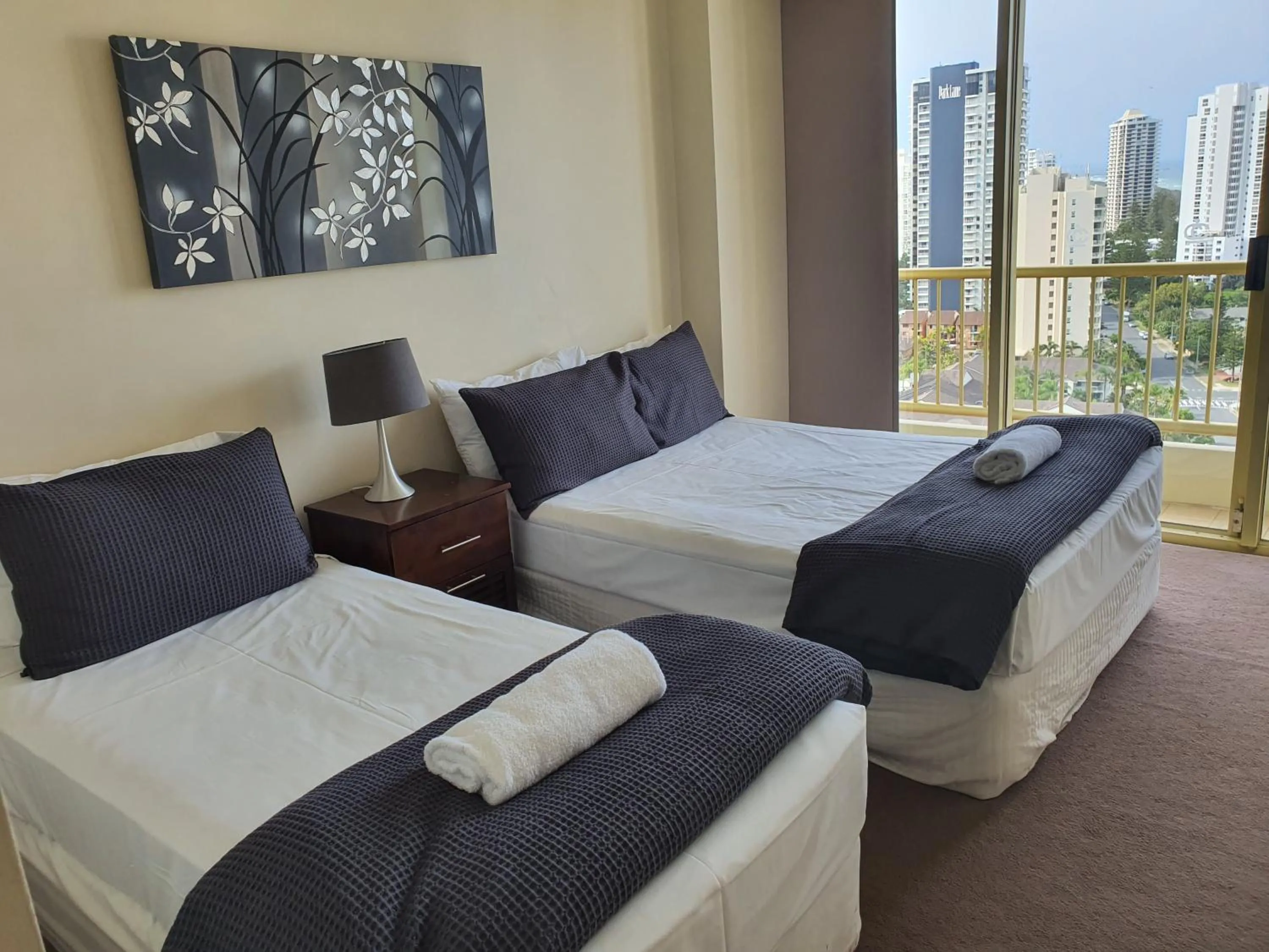 Bed in Contessa Holiday Apartments