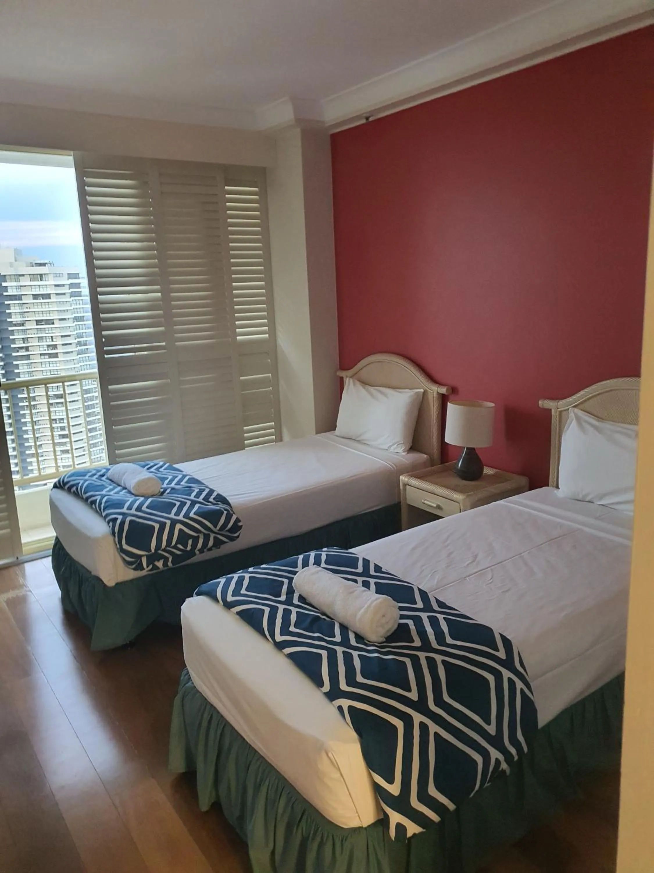 Bed in Contessa Holiday Apartments