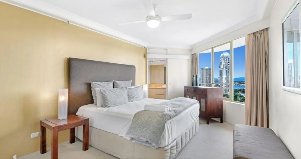 Bed in Contessa Holiday Apartments