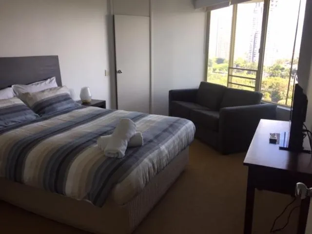 Bed in Contessa Holiday Apartments