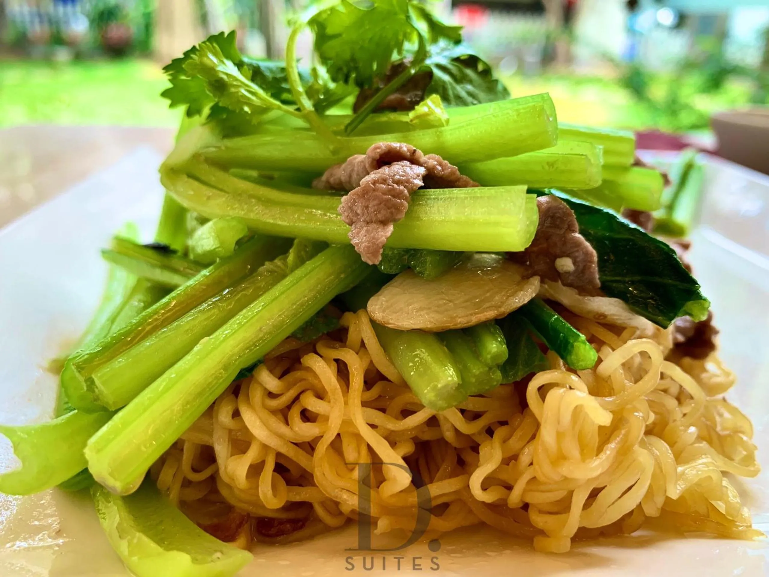 Asian breakfast in Boutique Garden Hotel