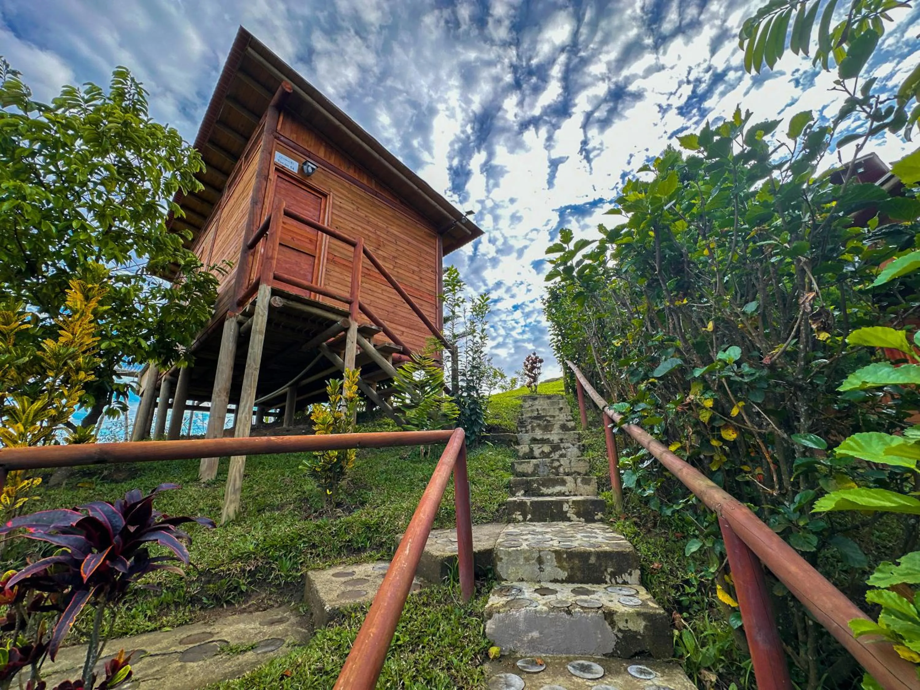 Property building in Loma Nevada Minca Hotel